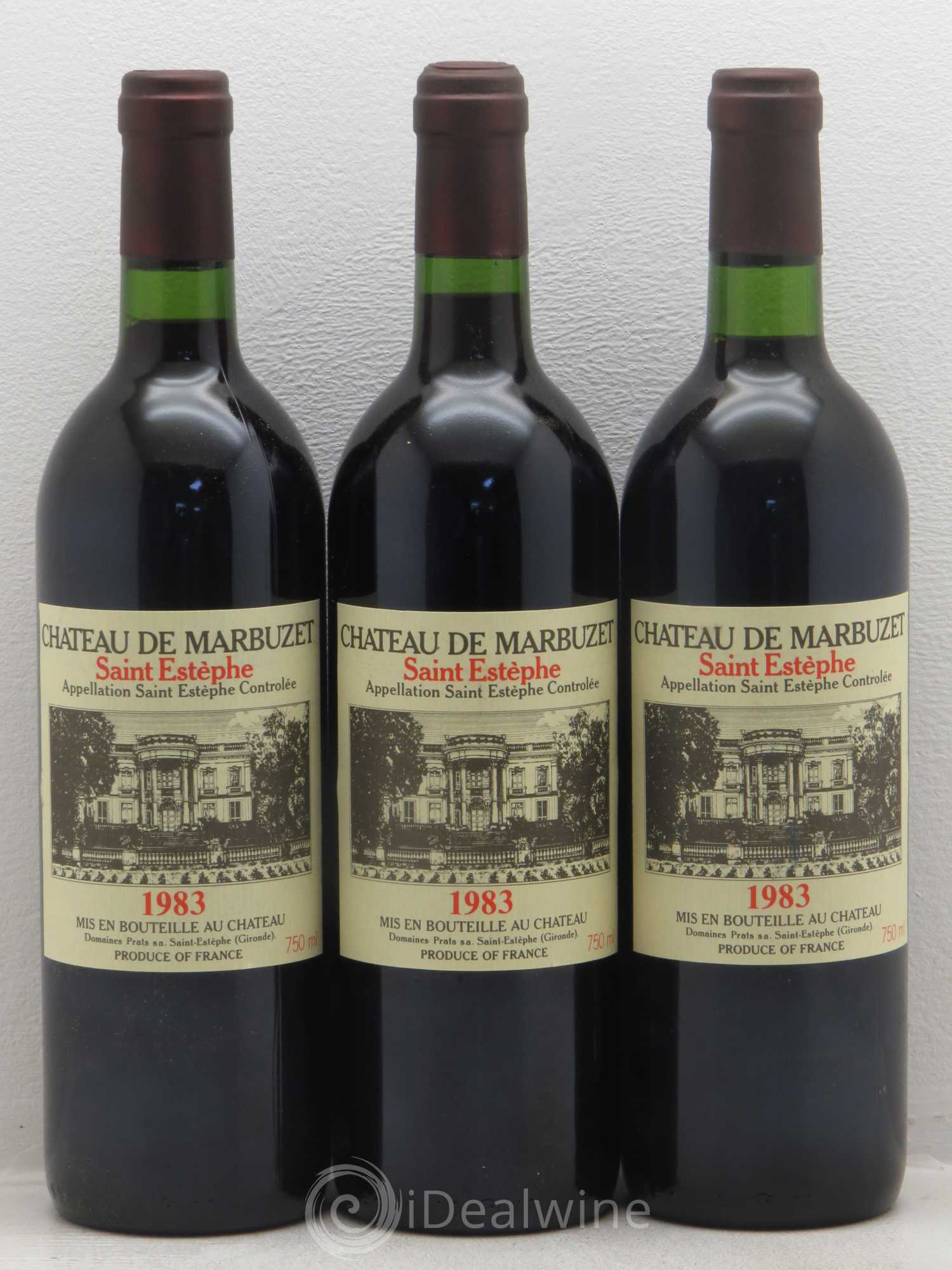 Château de Marbuzet Cru Bourgeois 1983 - Lot de 6 bouteilles - 2