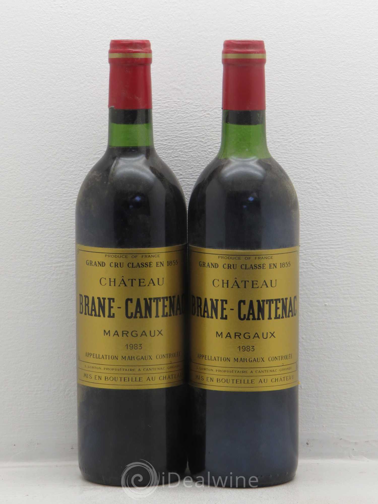 Château Brane Cantenac 2ème Grand Cru Classé 1983 - Lot de 2 bouteilles - 0
