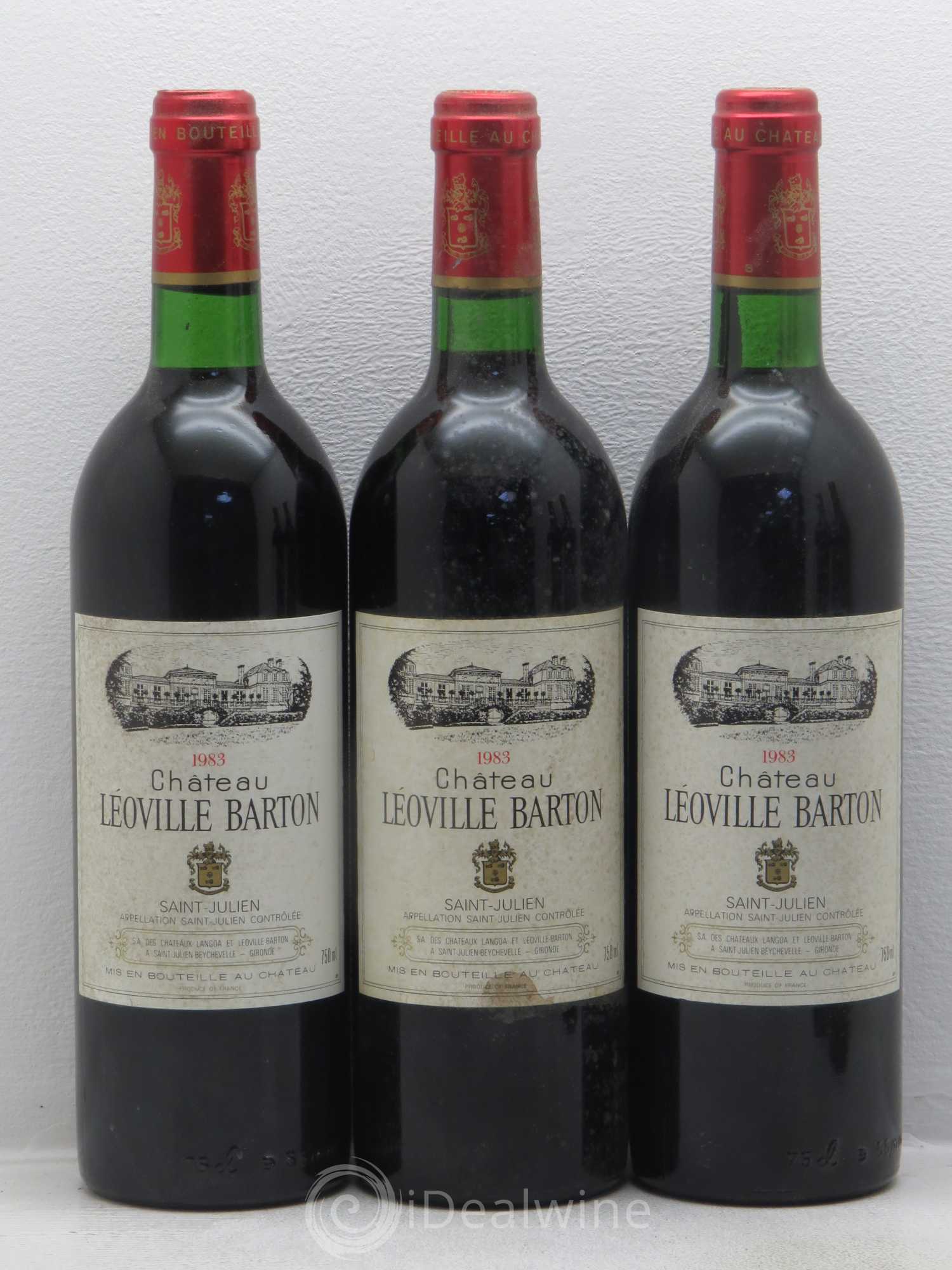 Château Léoville Barton 2ème Grand Cru Classé 1983 - Lot de 5 bouteilles - 1
