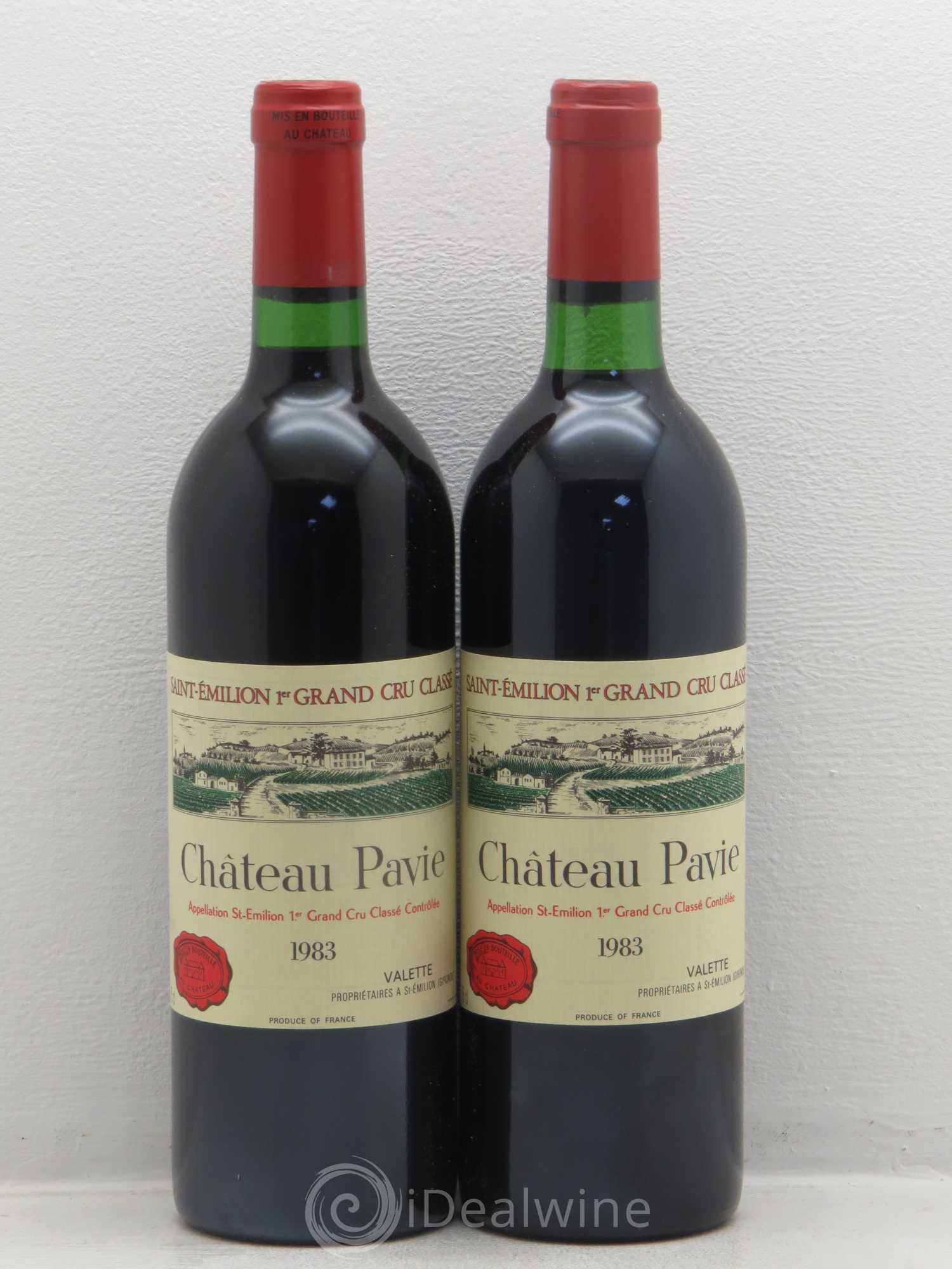 Château Pavie 1er Grand Cru Classé A 1983 - Lot de 2 bouteilles - 0