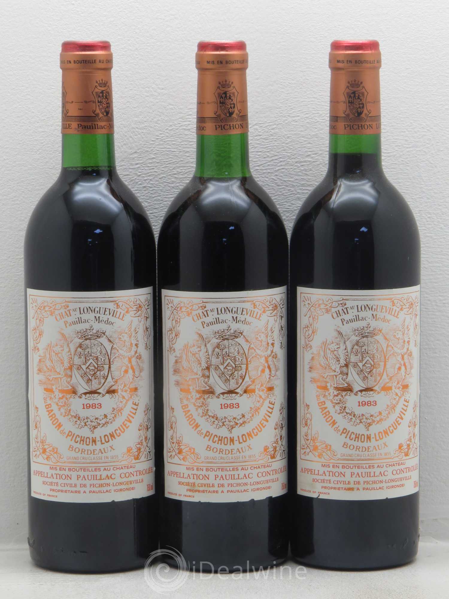 Pichon Longueville Baron 2ème Grand Cru Classé 1983 - Lot de 12 bouteilles - 2
