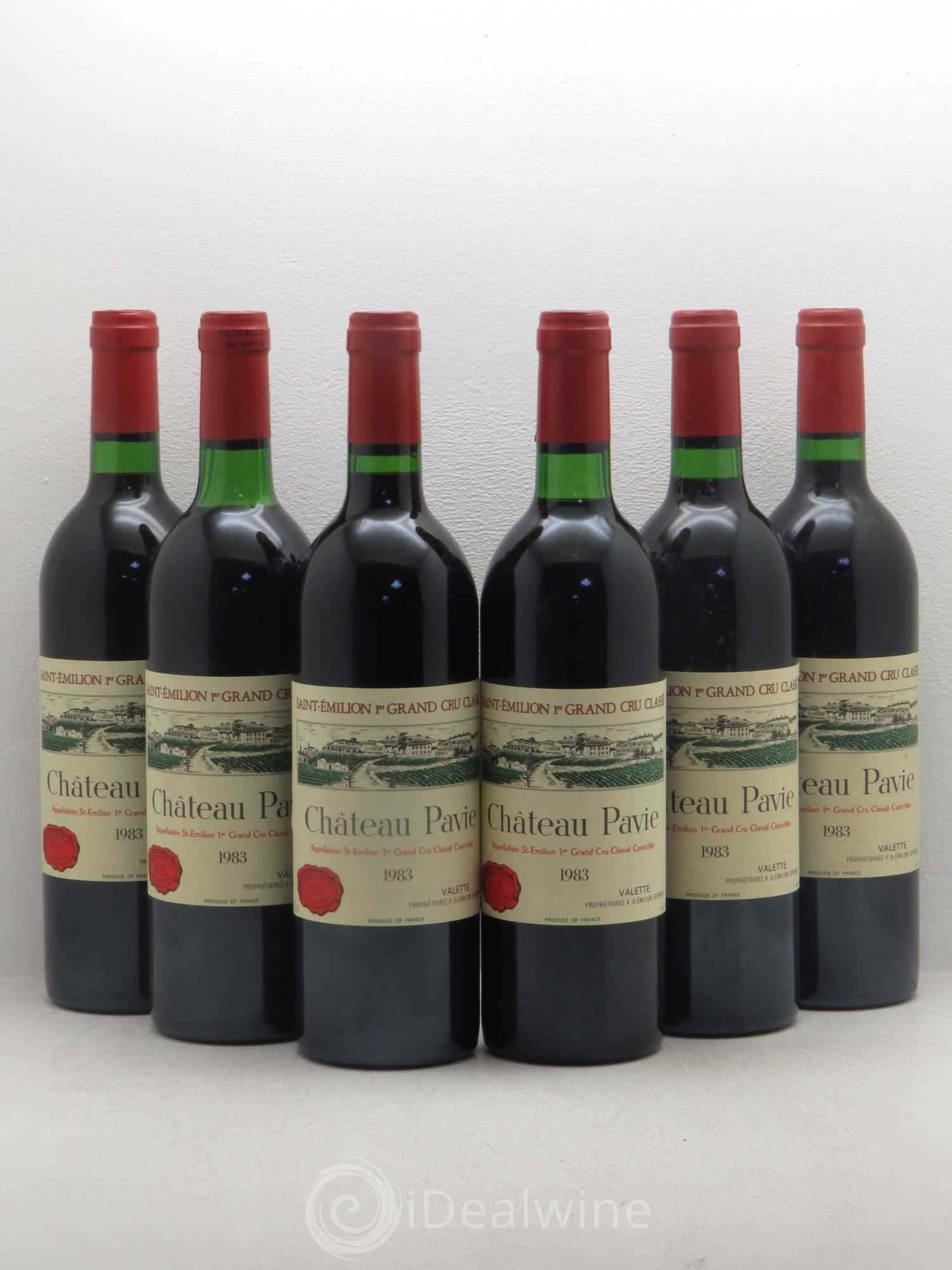 Château Pavie 1er Grand Cru Classé A 1983 - Lot de 6 bouteilles - 0
