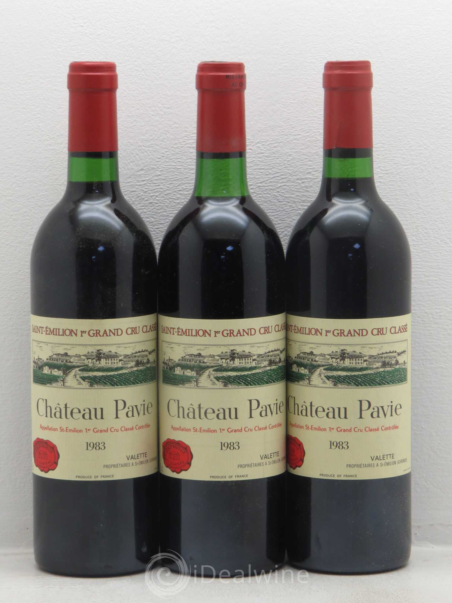 Château Pavie 1er Grand Cru Classé A 1983 - Lot de 12 bouteilles - 1