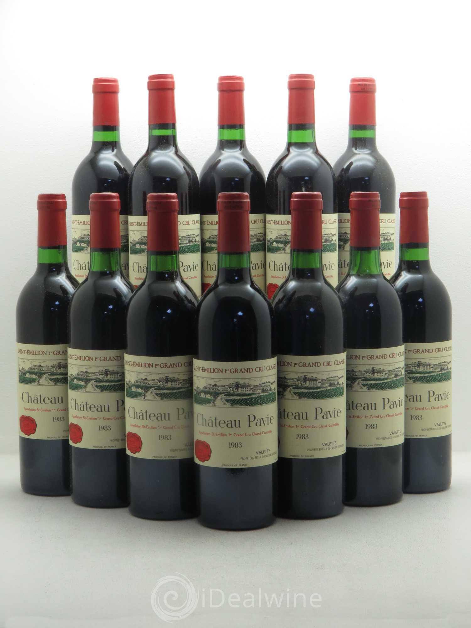 Château Pavie 1er Grand Cru Classé A 1983 - Lot de 12 bouteilles - 0