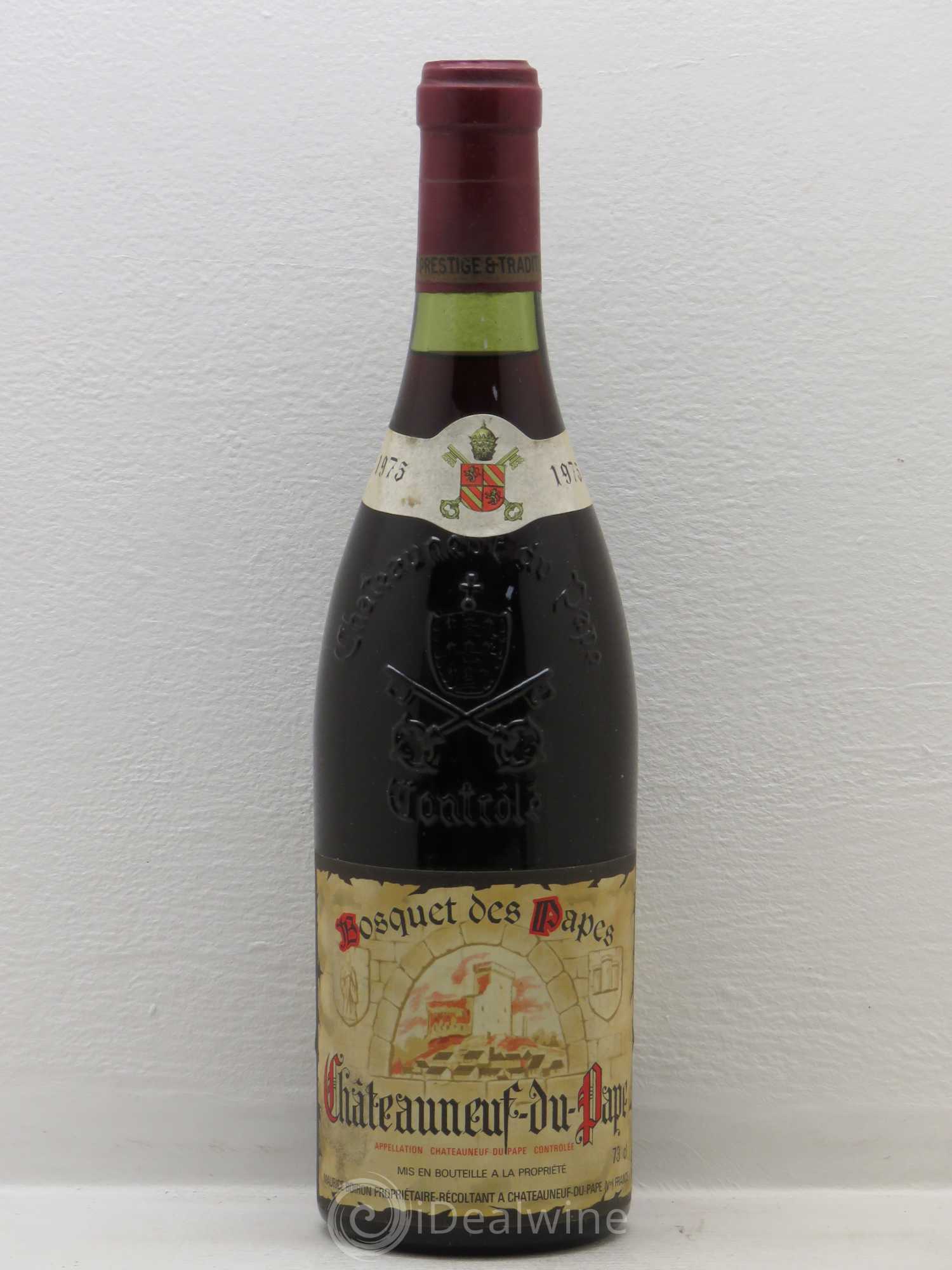 Châteauneuf-du-Pape Bosquet des Papes Maurice Boiron 1975 - Posten von 1 Flasche - 0