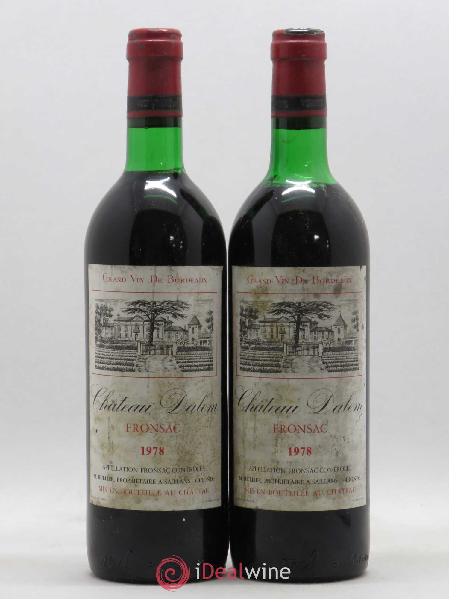 Château Dalem 1978 - Lot de 2 bouteilles - 0