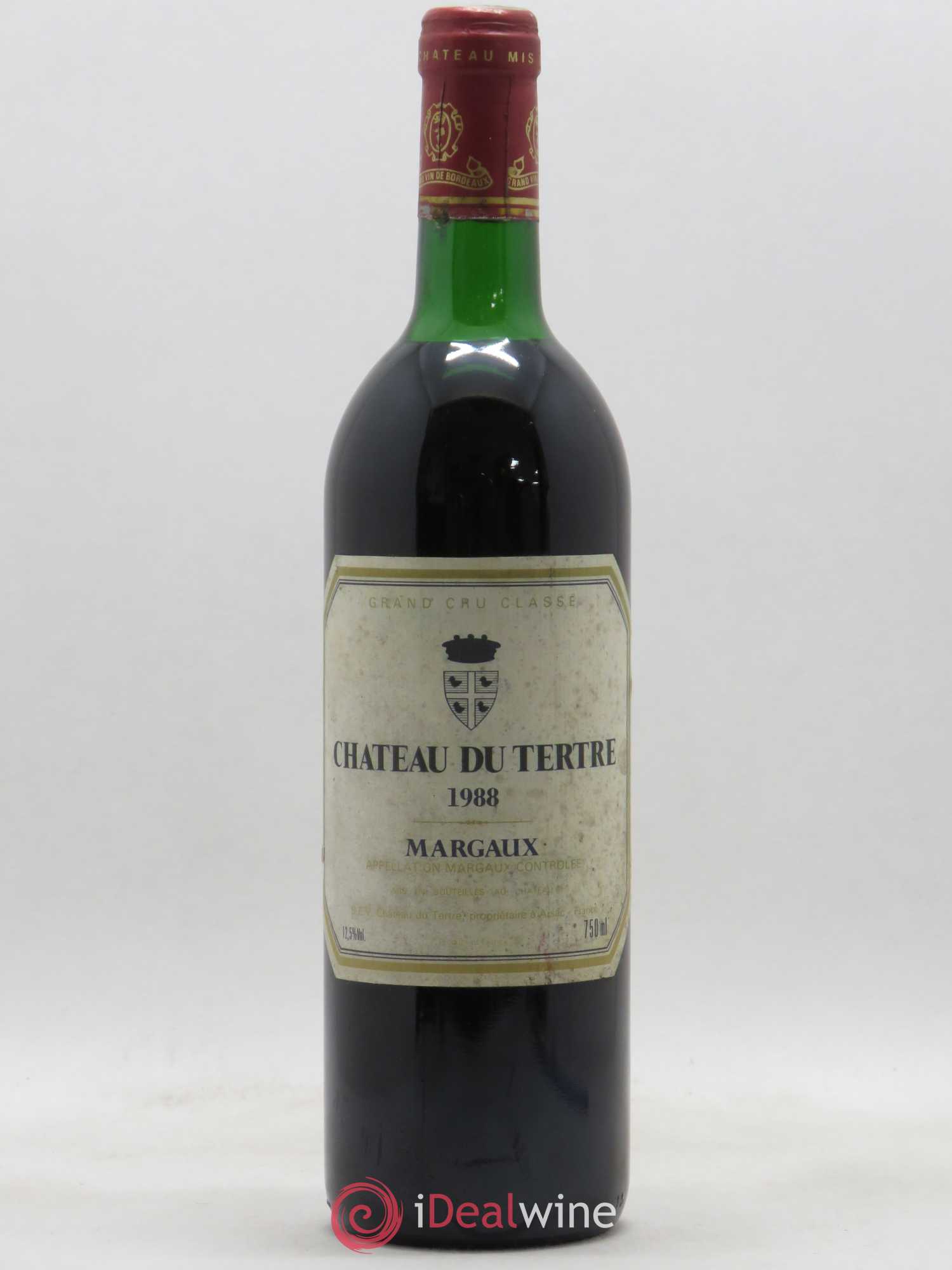 Château du Tertre 5ème Grand Cru Classé 1988 - Lot de 1 bouteille - 0