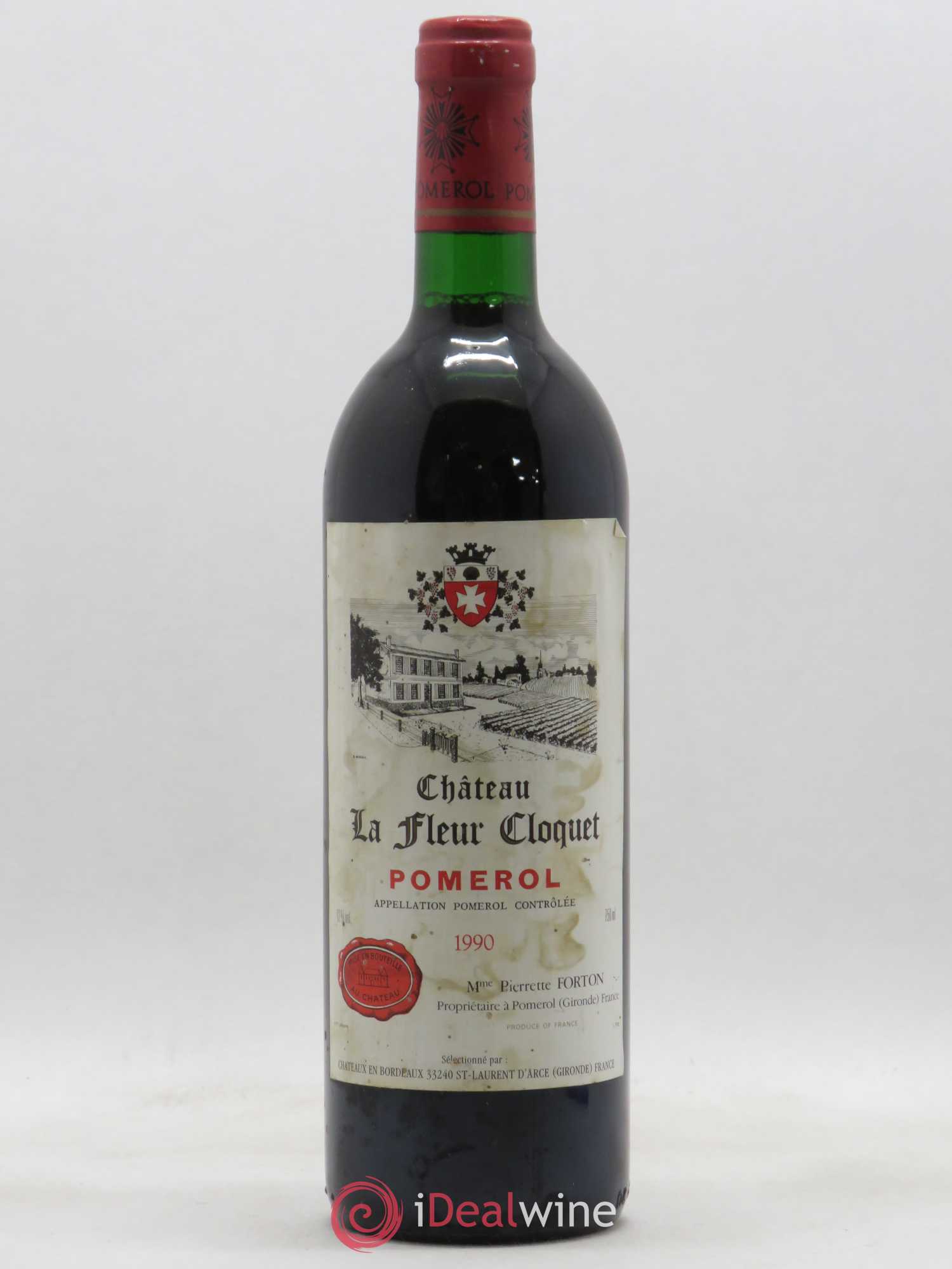 Pomerol Château La Fleur Cloquet 1990 - Lot of 1 bottle - 0