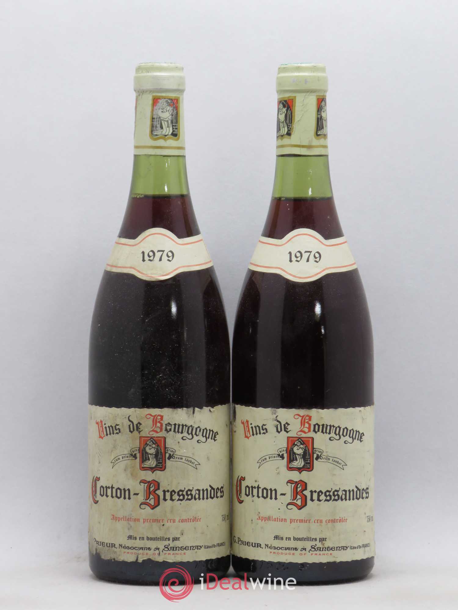 Corton Grand Cru Bressandes G.Prieur 1979 - Posten von 2 Flaschen - 0