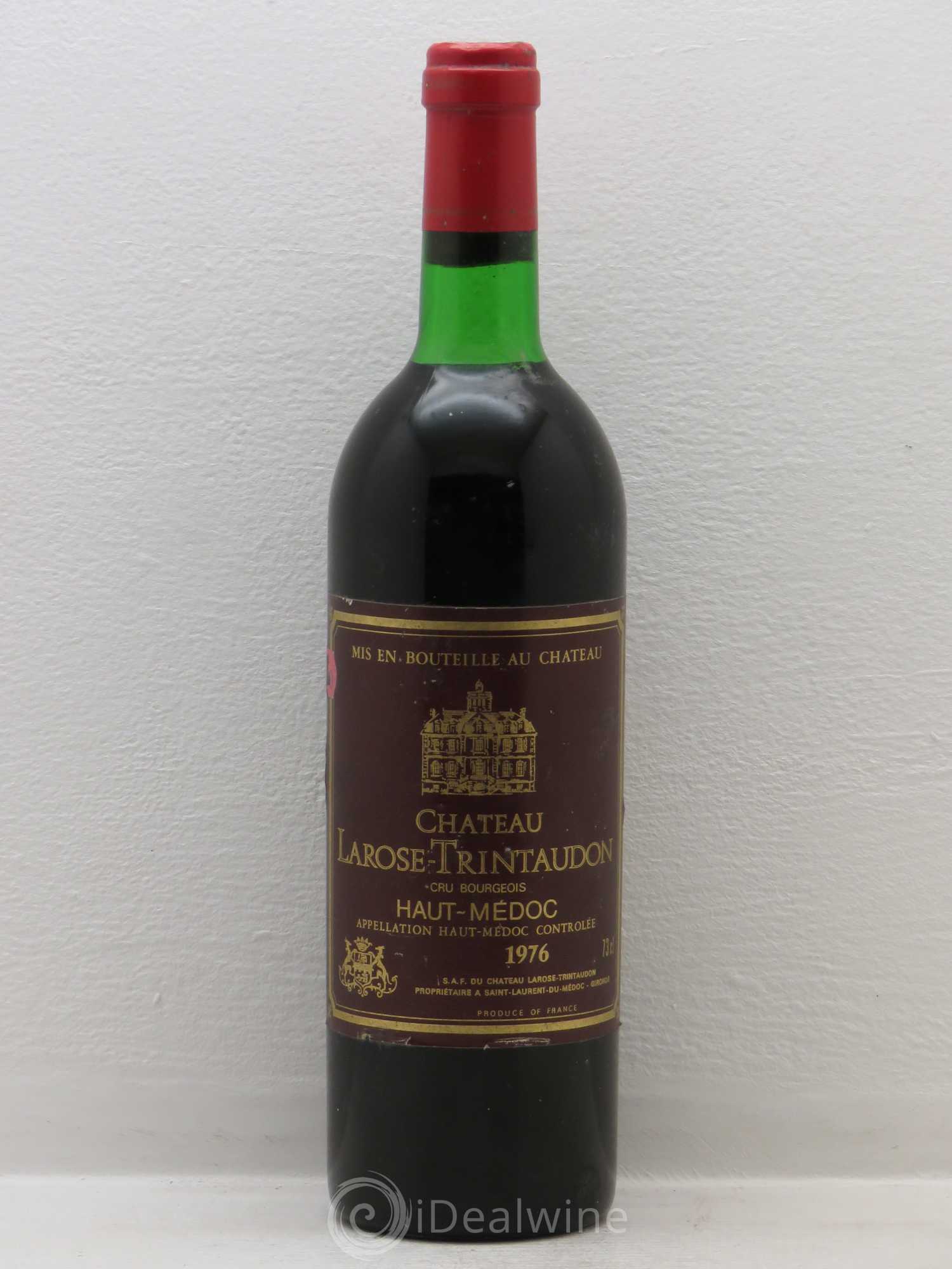 Château Larose Trintaudon Cru Bourgeois 1976 - Lot de 1 bouteille - 0