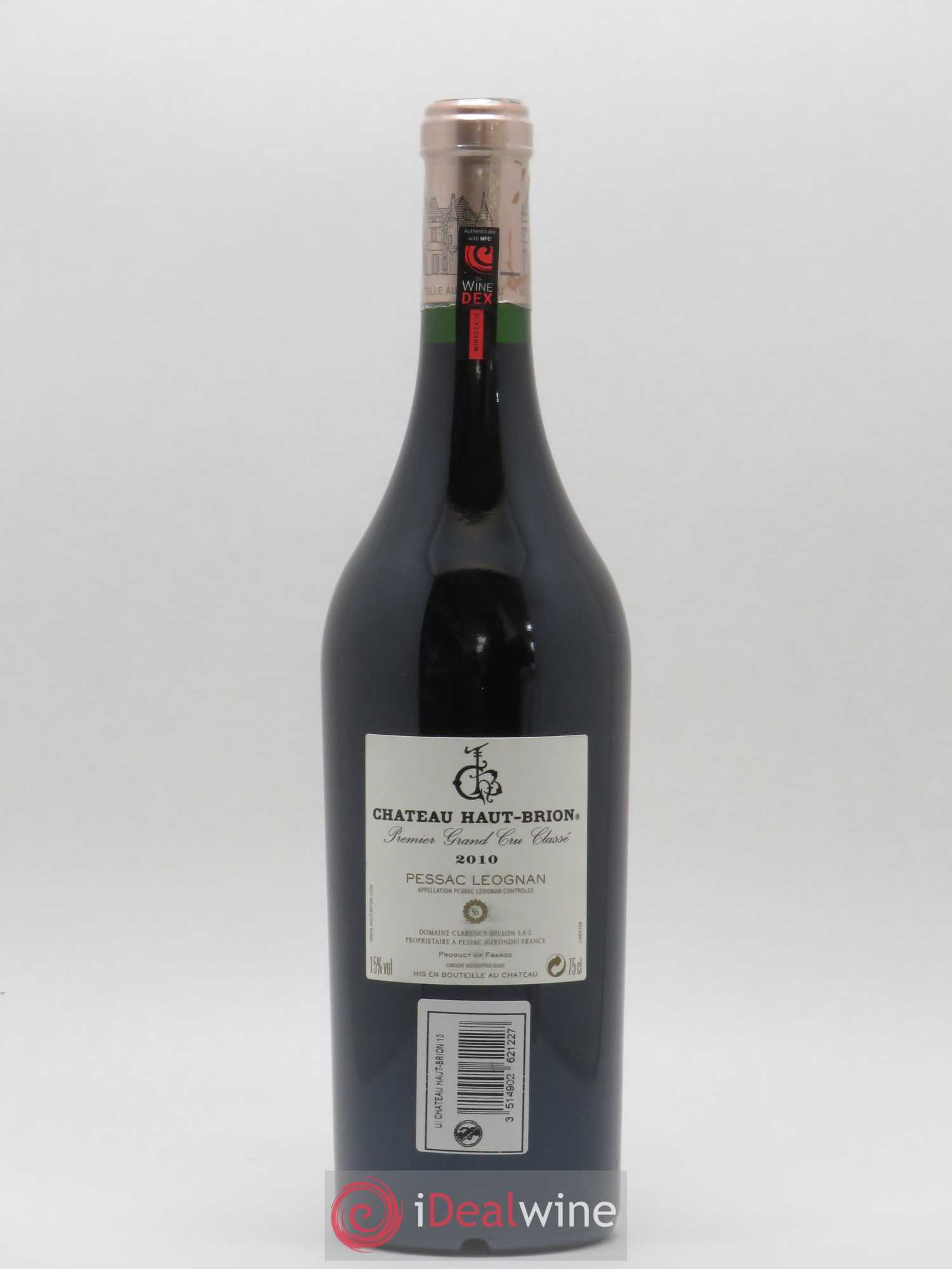 Château Haut Brion 1er Grand Cru Classé 2010 - Lot de 1 bouteille - 1