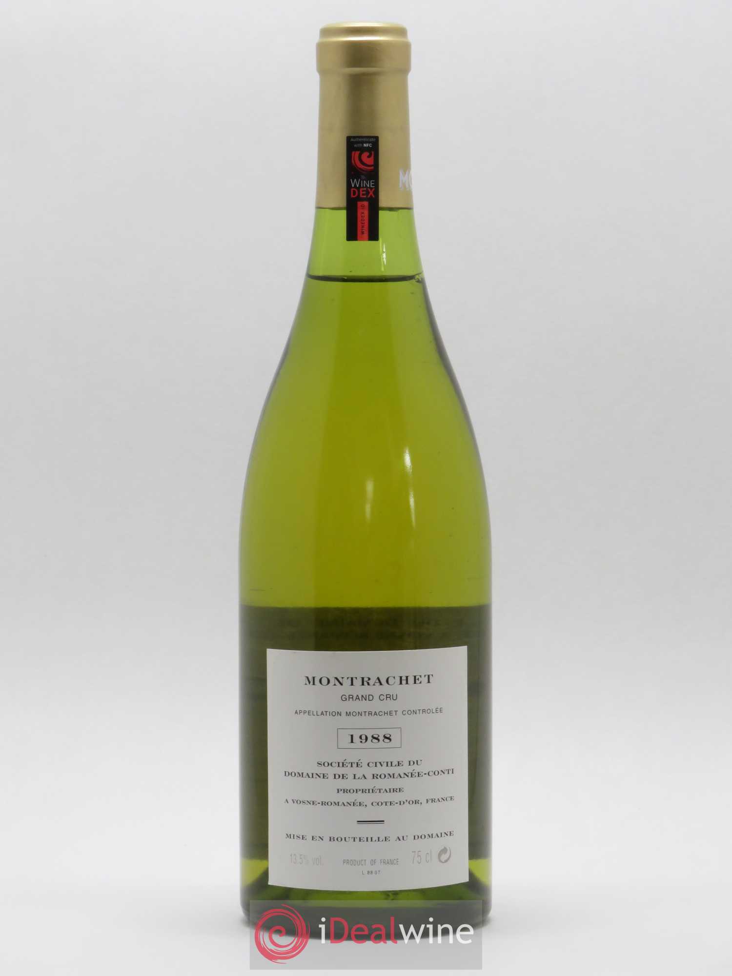 Montrachet Grand Cru Domaine de la Romanée-Conti 1988 - Lot of 1 bottle - 1