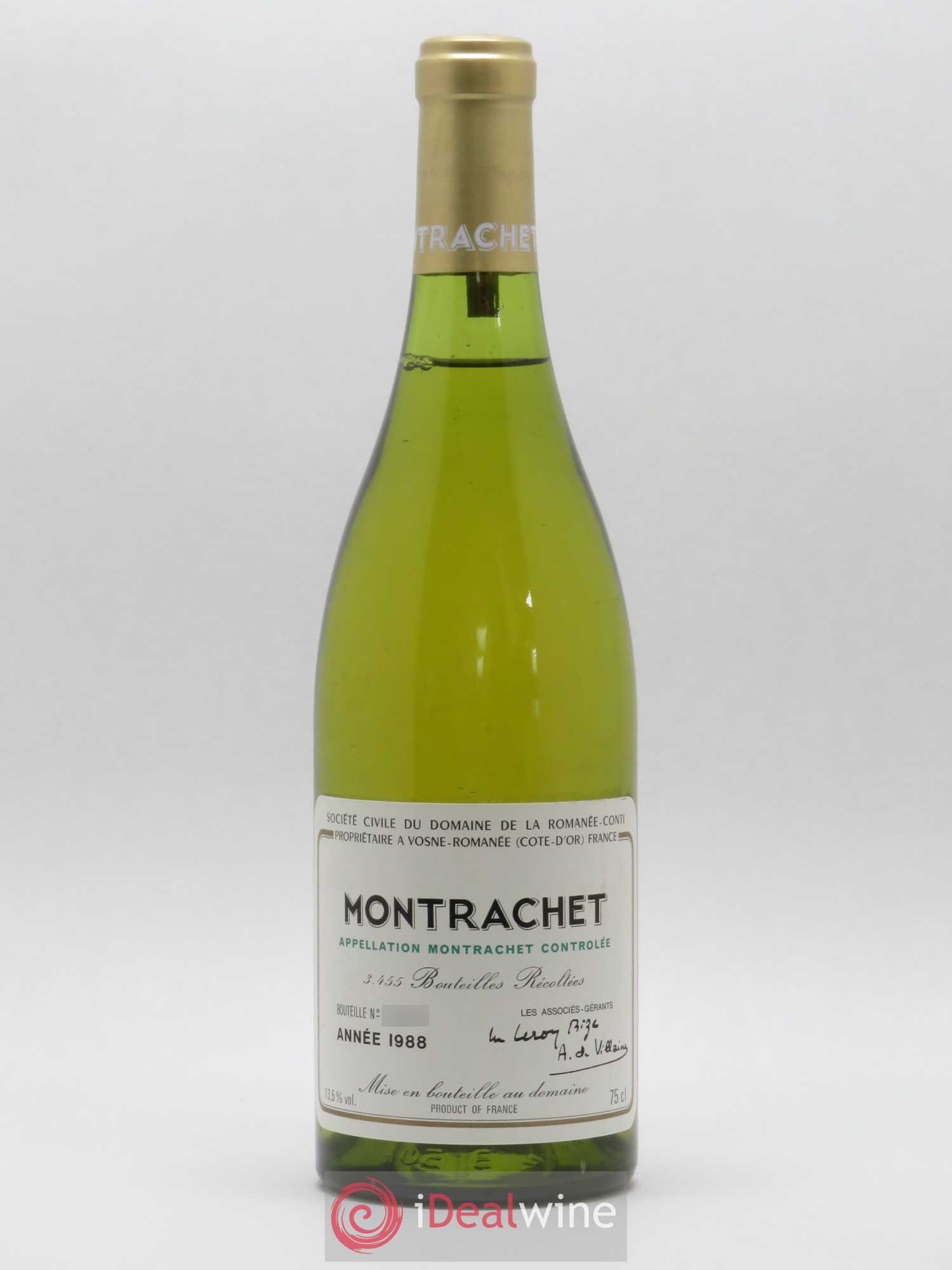 Montrachet Grand Cru Domaine de la Romanée-Conti 1988 - Lot of 1 bottle - 0