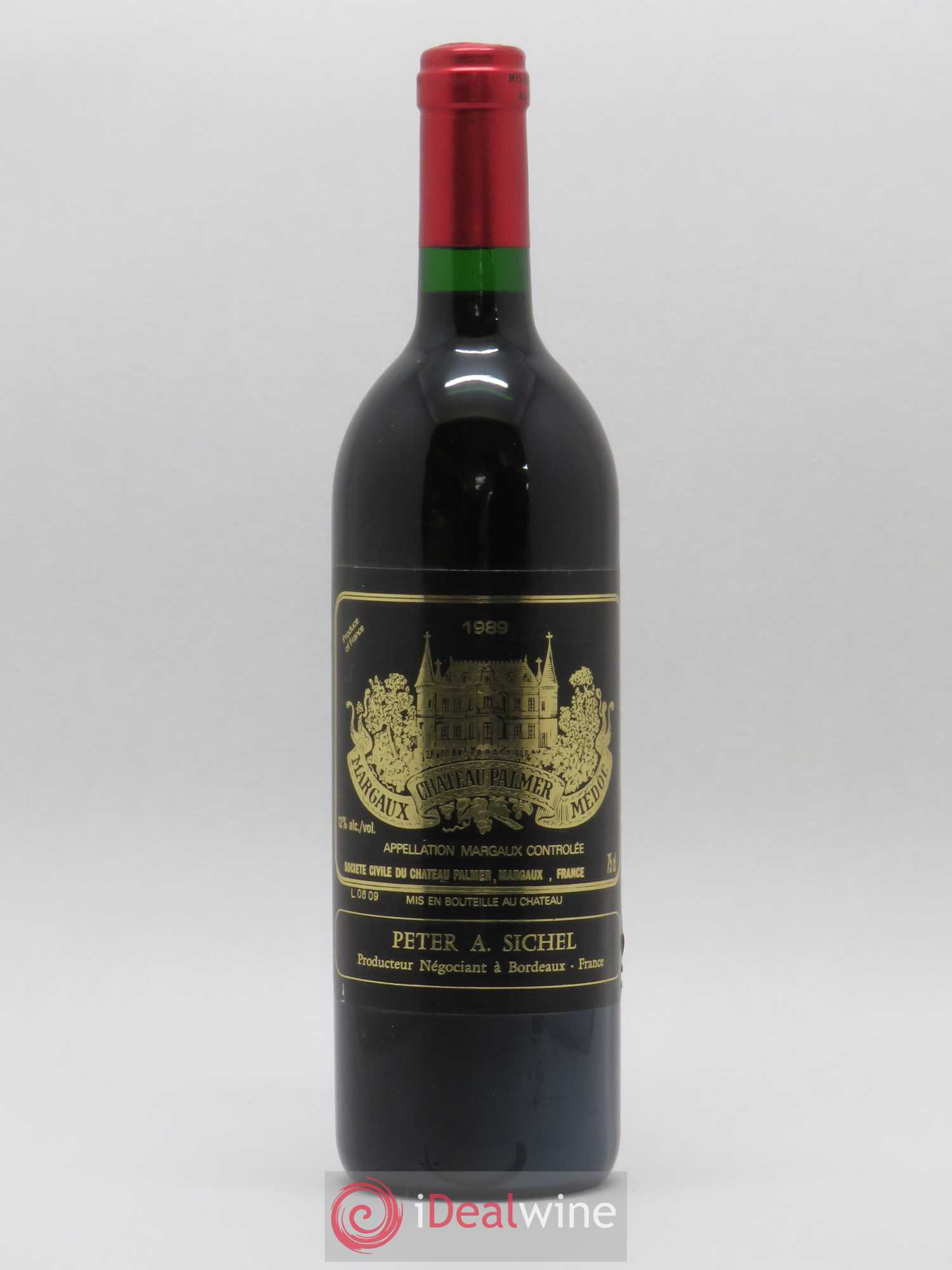 Château Palmer 3ème Grand Cru Classé 1989 - Lot de 1 bouteille - 0