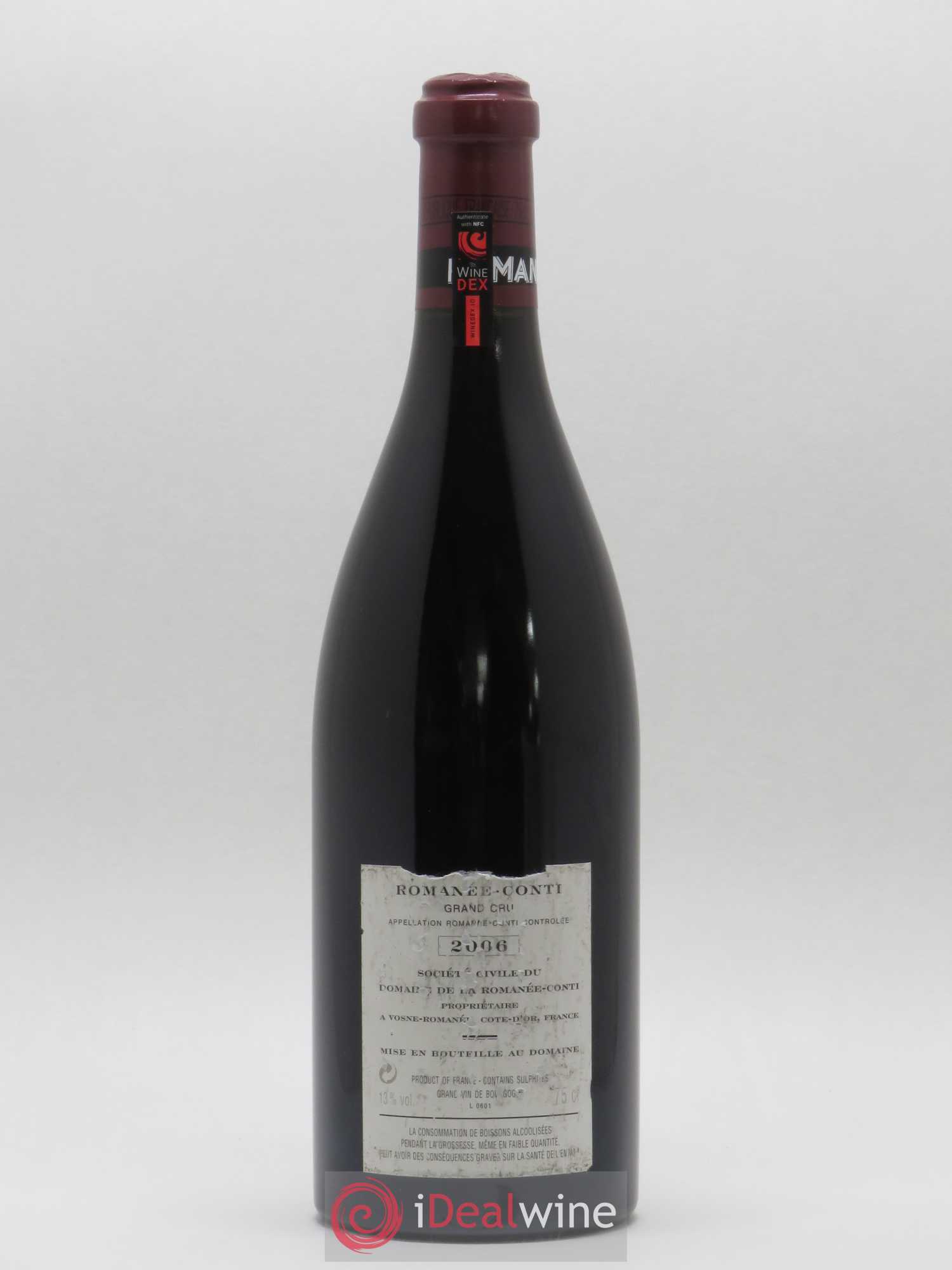 Romanée-Conti Grand Cru Domaine de la Romanée-Conti 2006 - Lot de 1 bouteille - 1