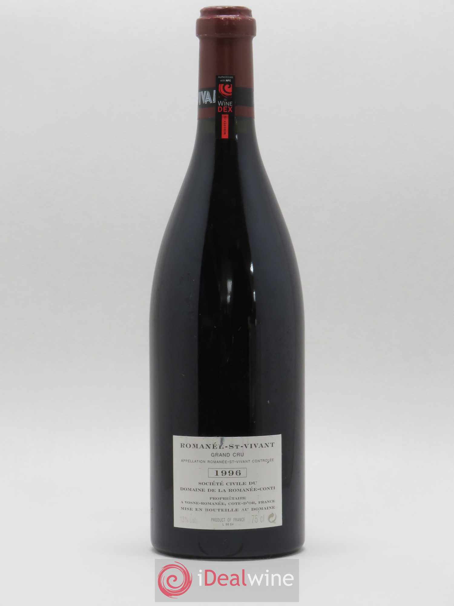 Romanée-Saint-Vivant Grand Cru Domaine de la Romanée-Conti 1996 - Lot de 1 bouteille - 1