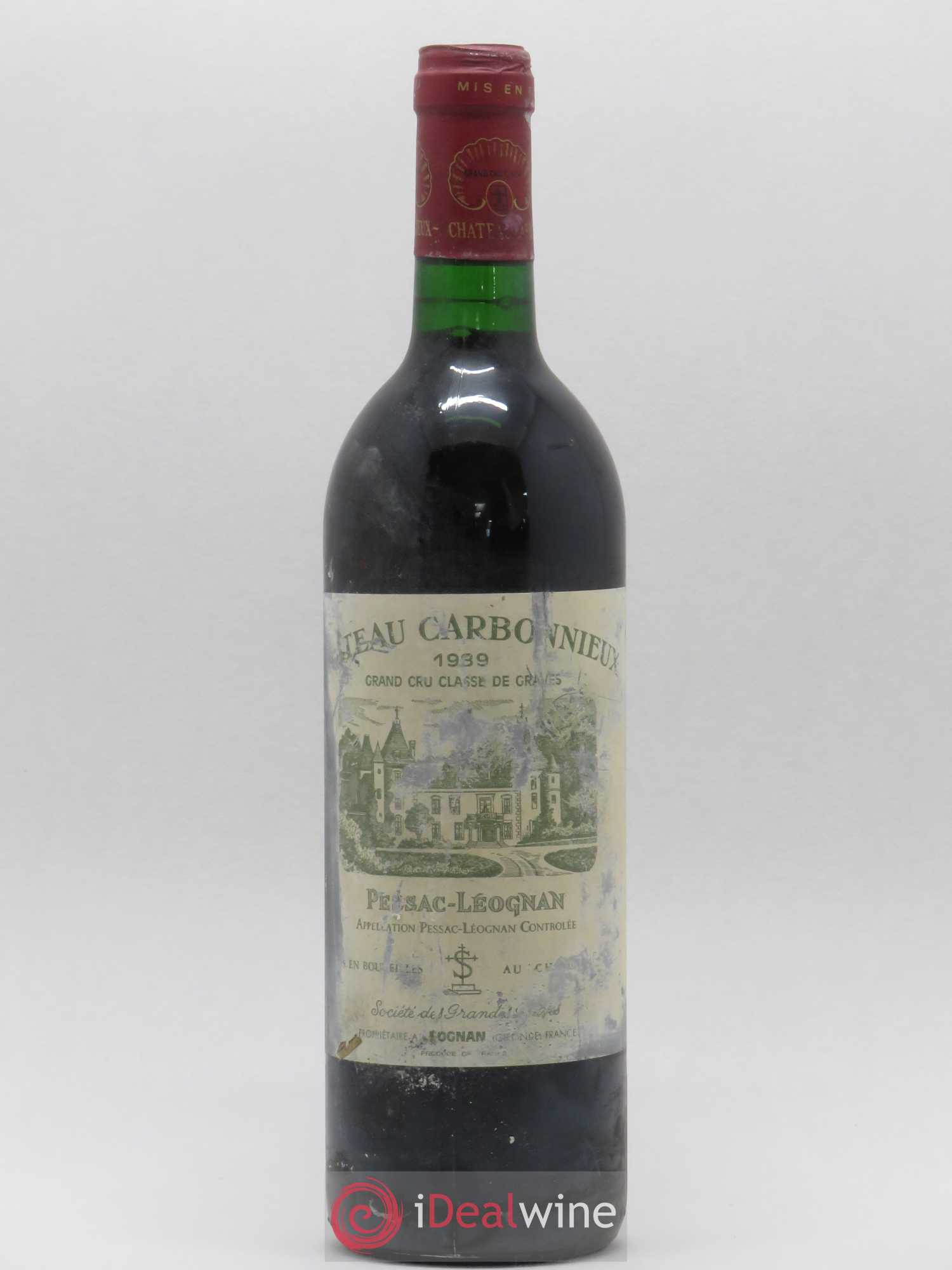 Château Carbonnieux Cru Classé de Graves 1989 - Lot de 1 bouteille - 0