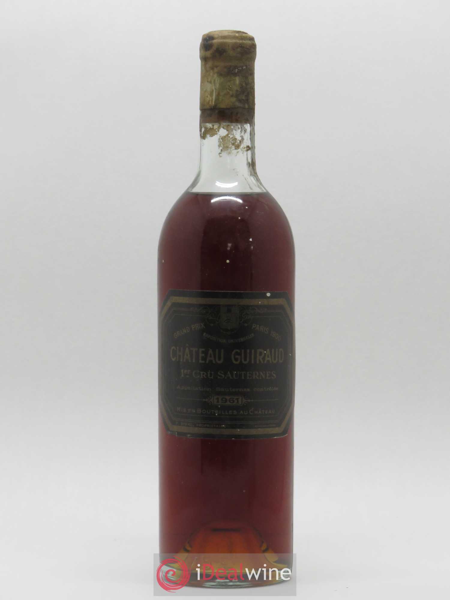 Château Guiraud 1er Grand Cru Classé 1961 - Lotto di 1 bottiglia - 0