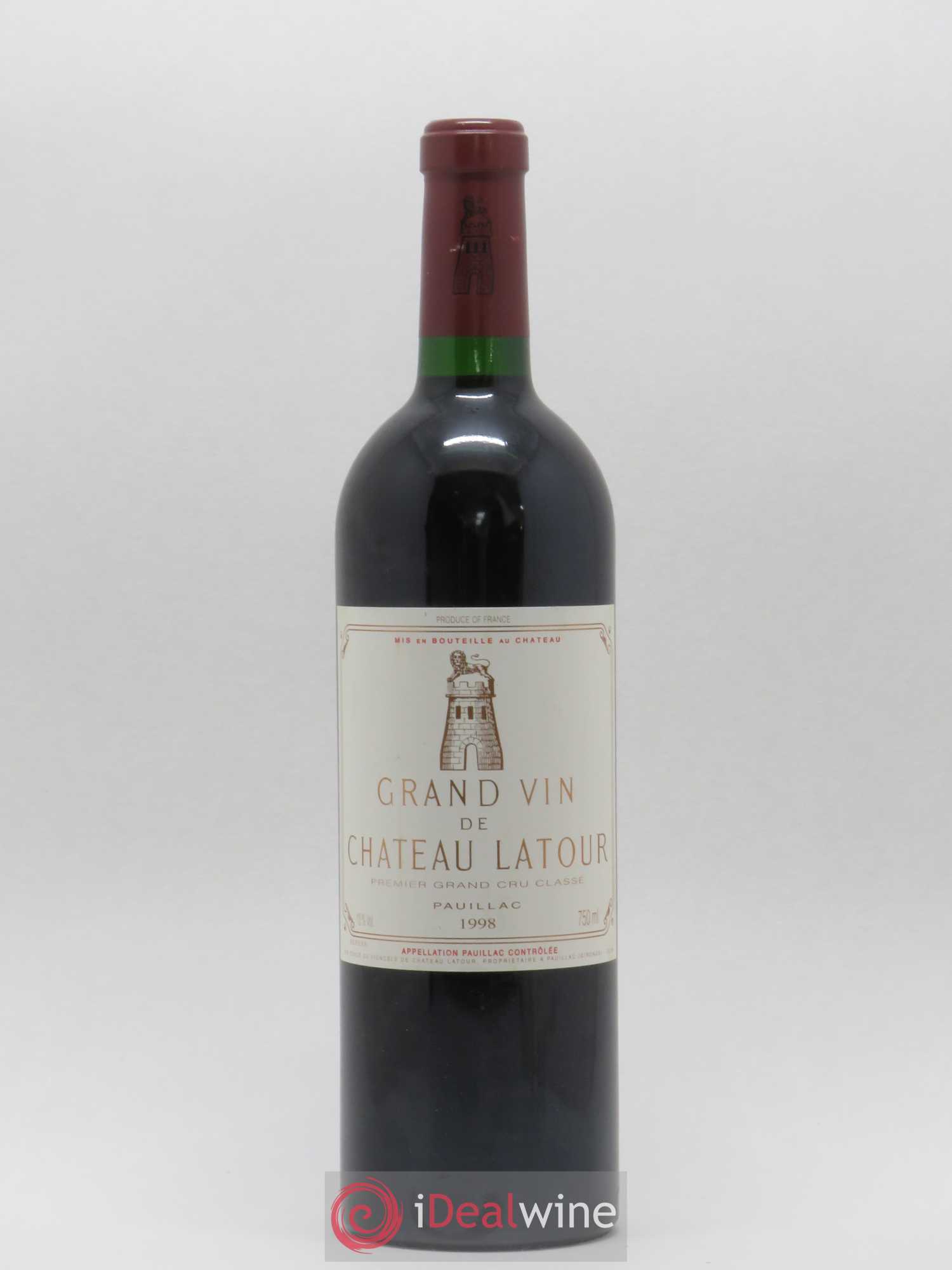 Château Latour 1er Grand Cru Classé 1998 - Lot de 1 bouteille - 0