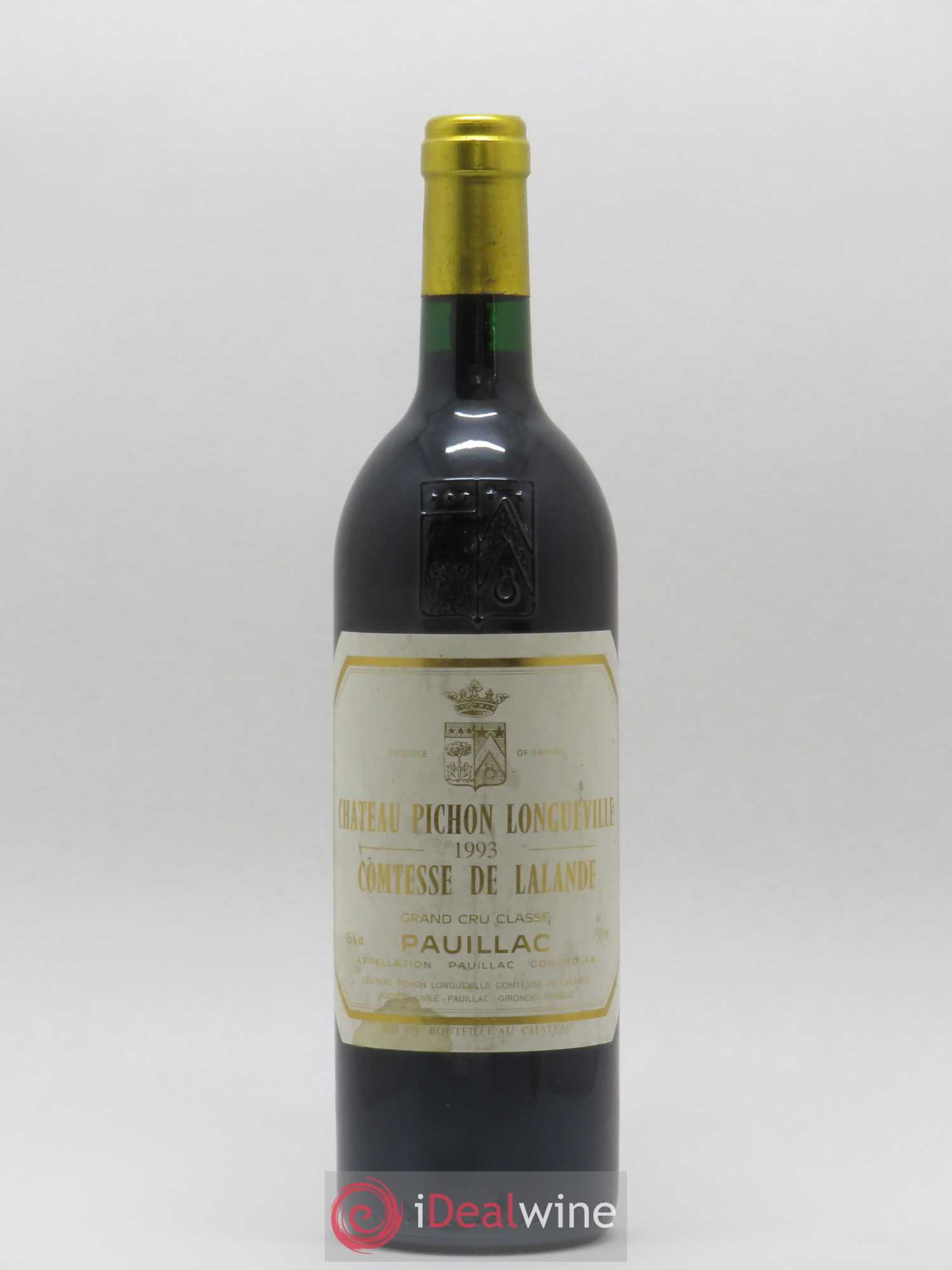 Château Pichon Longueville Comtesse de Lalande 2ème Grand Cru Classé 1993 - Lot de 1 bouteille - 0