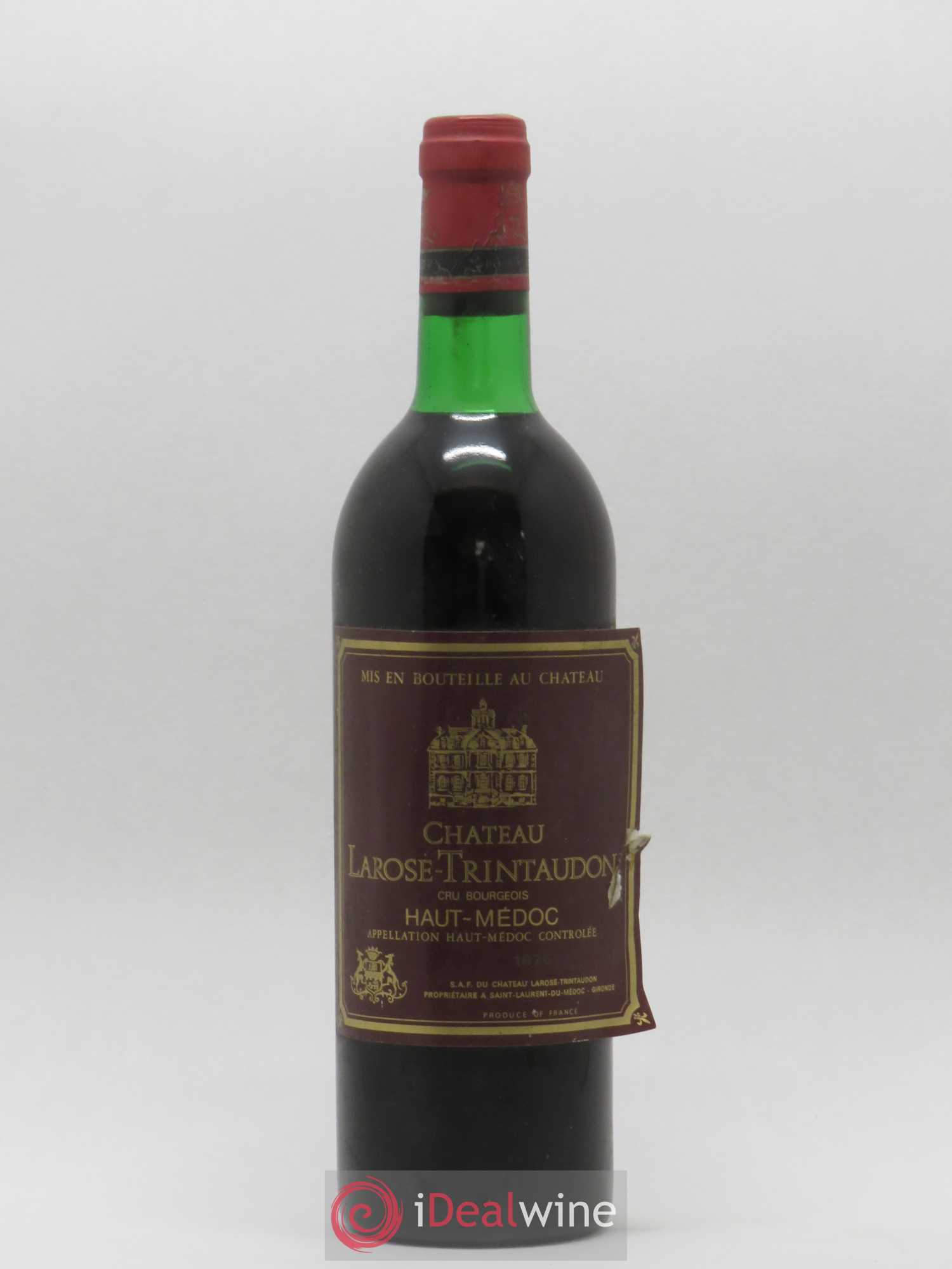 Château Larose Trintaudon Cru Bourgeois 1976 - Lot de 1 bouteille - 0