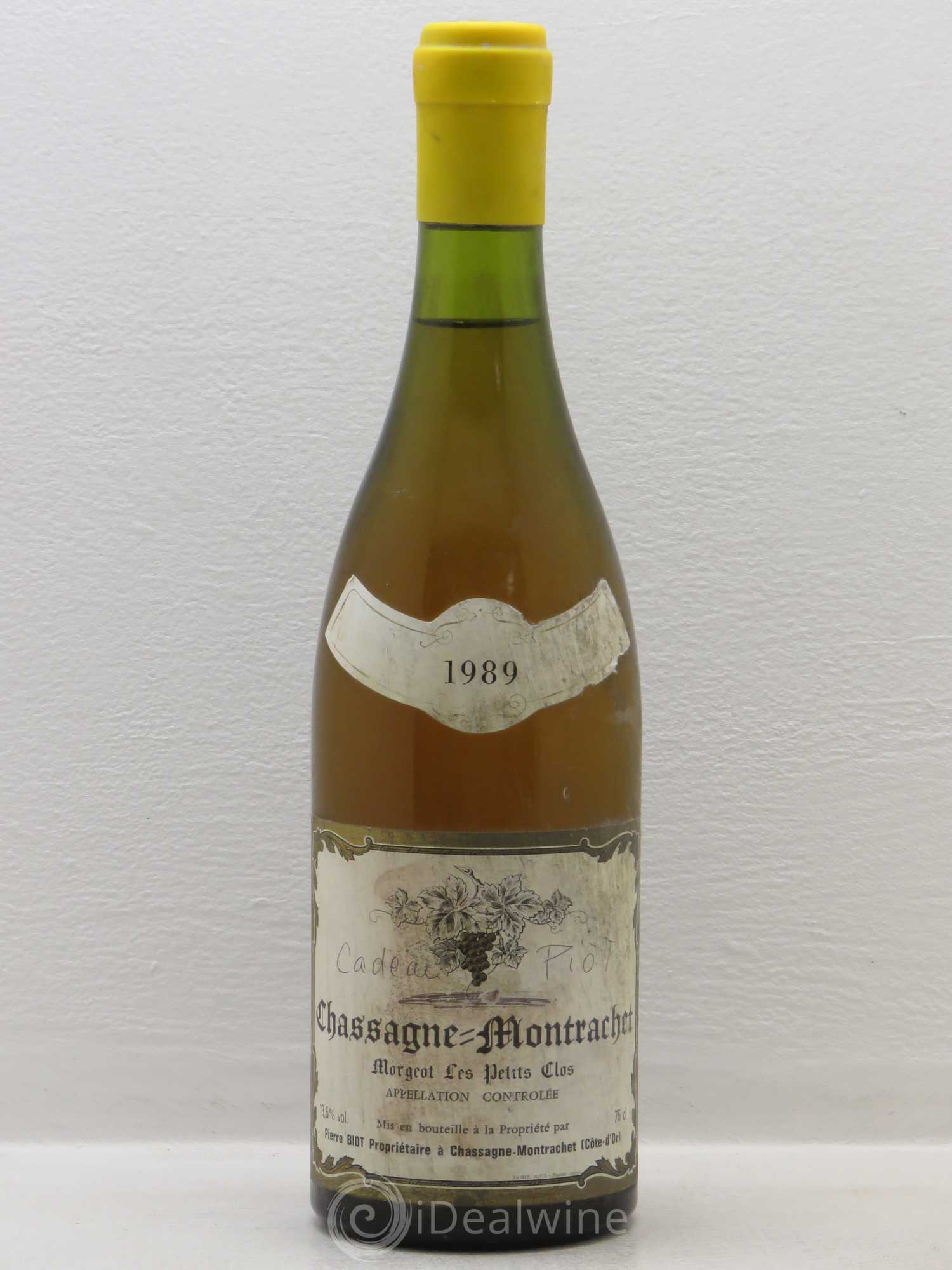 Chassagne-Montrachet 1er Cru 1989 - Posten von 1 Flasche - 0