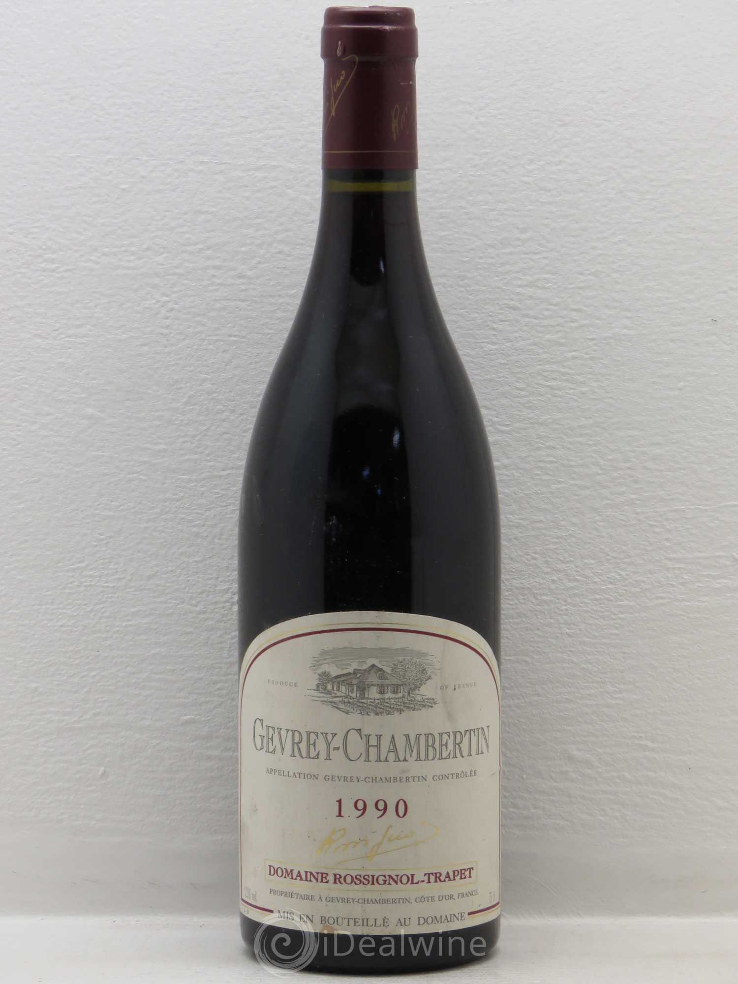 Gevrey-Chambertin Domaine Rossignol Trapet 1990 - Posten von 1 Flasche - 0
