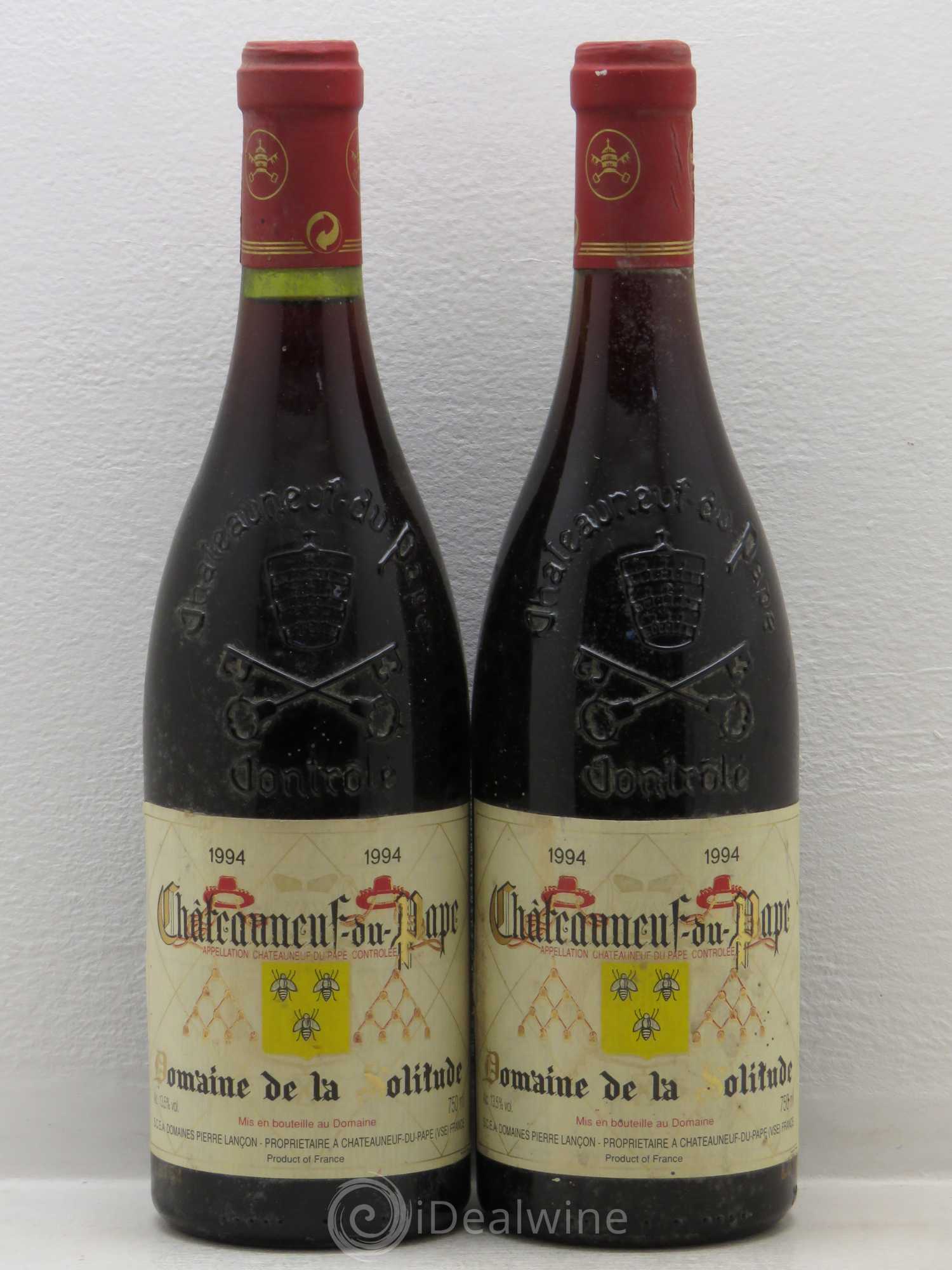 Châteauneuf-du-Pape Domaine De La Solitude 1994 - Lot de 2 bouteilles - 0
