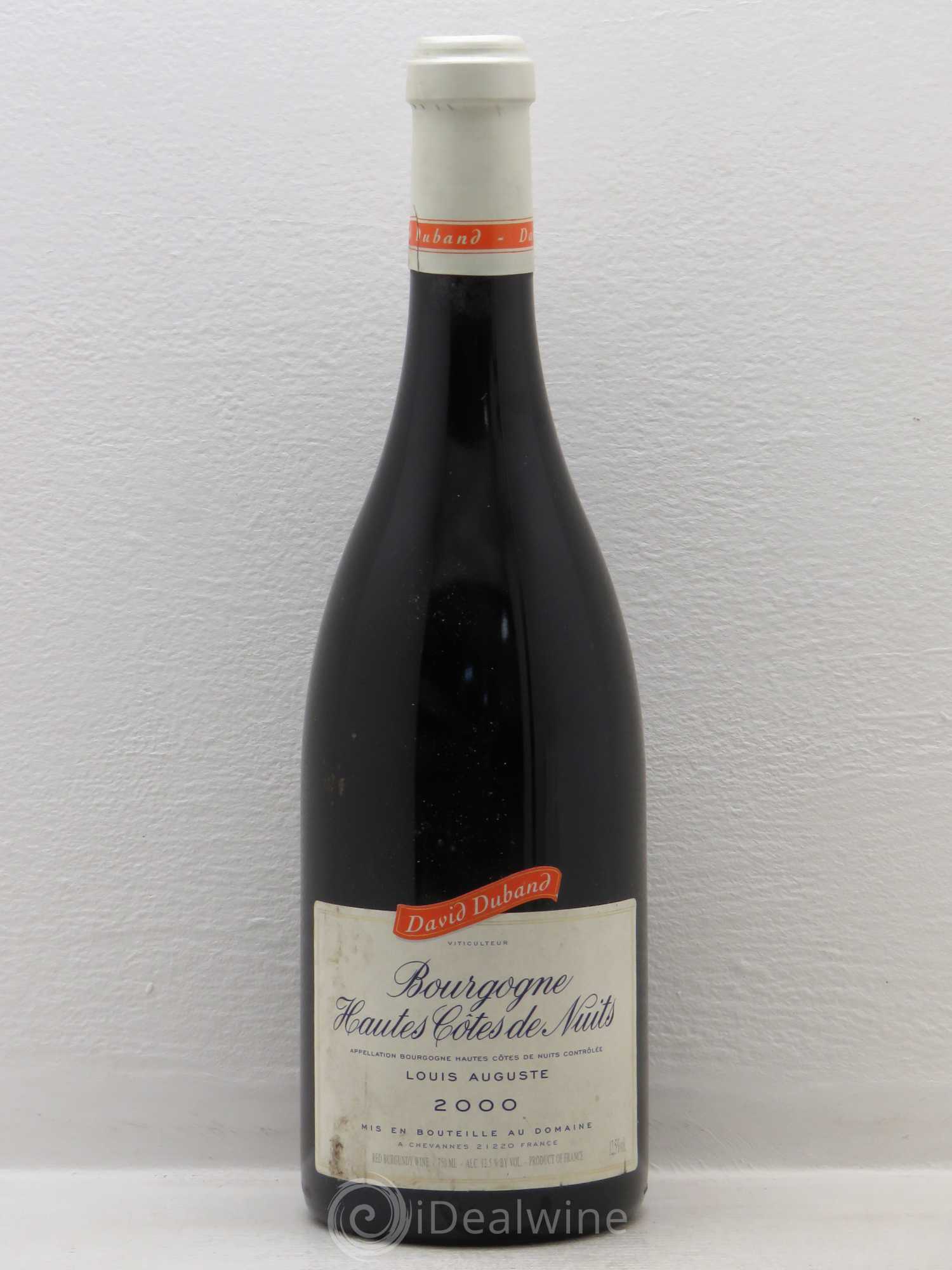 Hautes-Côtes de Nuits David Duband Louis August 2000 - Posten von 1 Flasche - 0