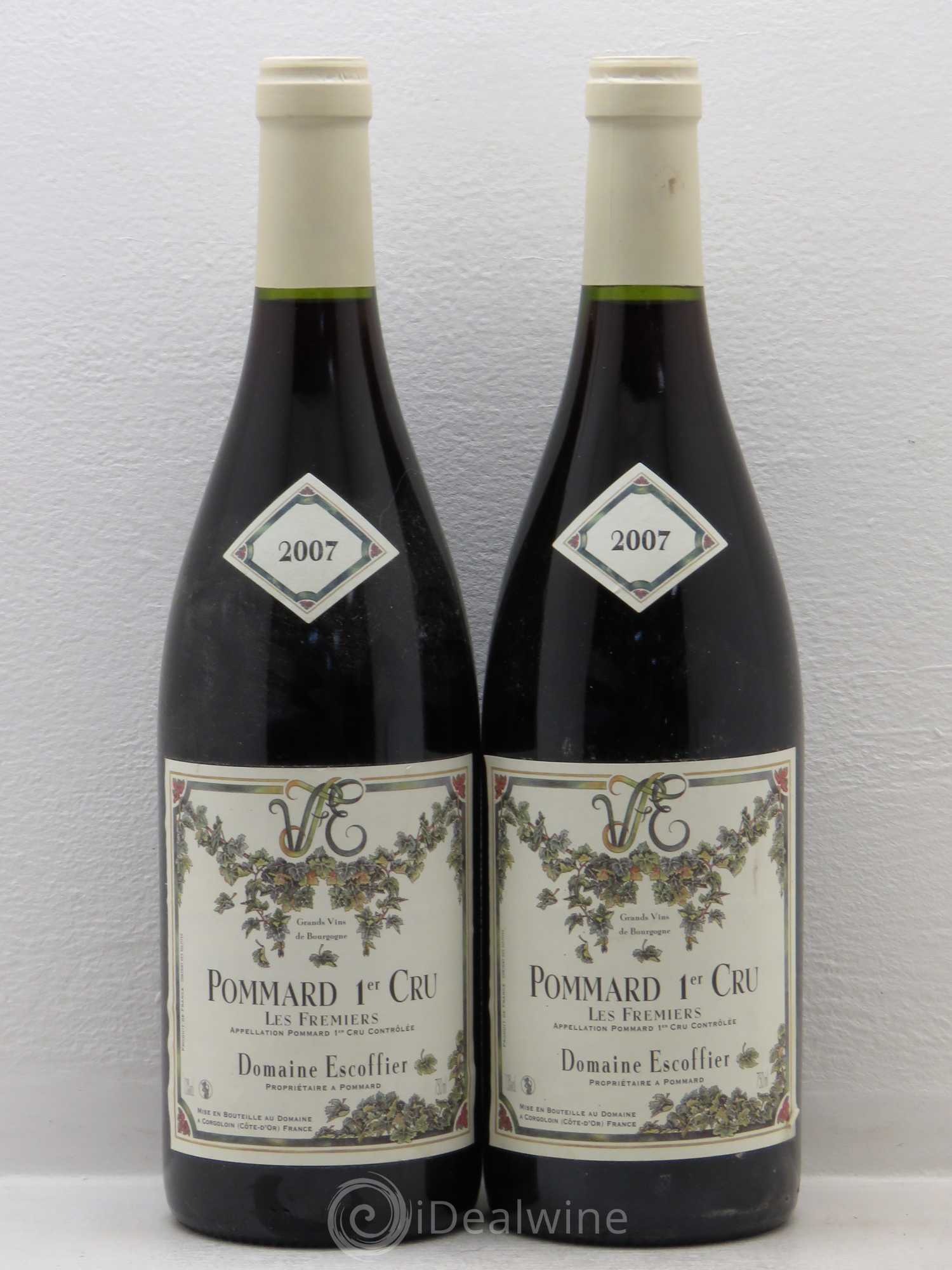 Pommard 1er Cru Les Fremiers Domaine Escoffier 2007 - Posten von 2 Flaschen - 0
