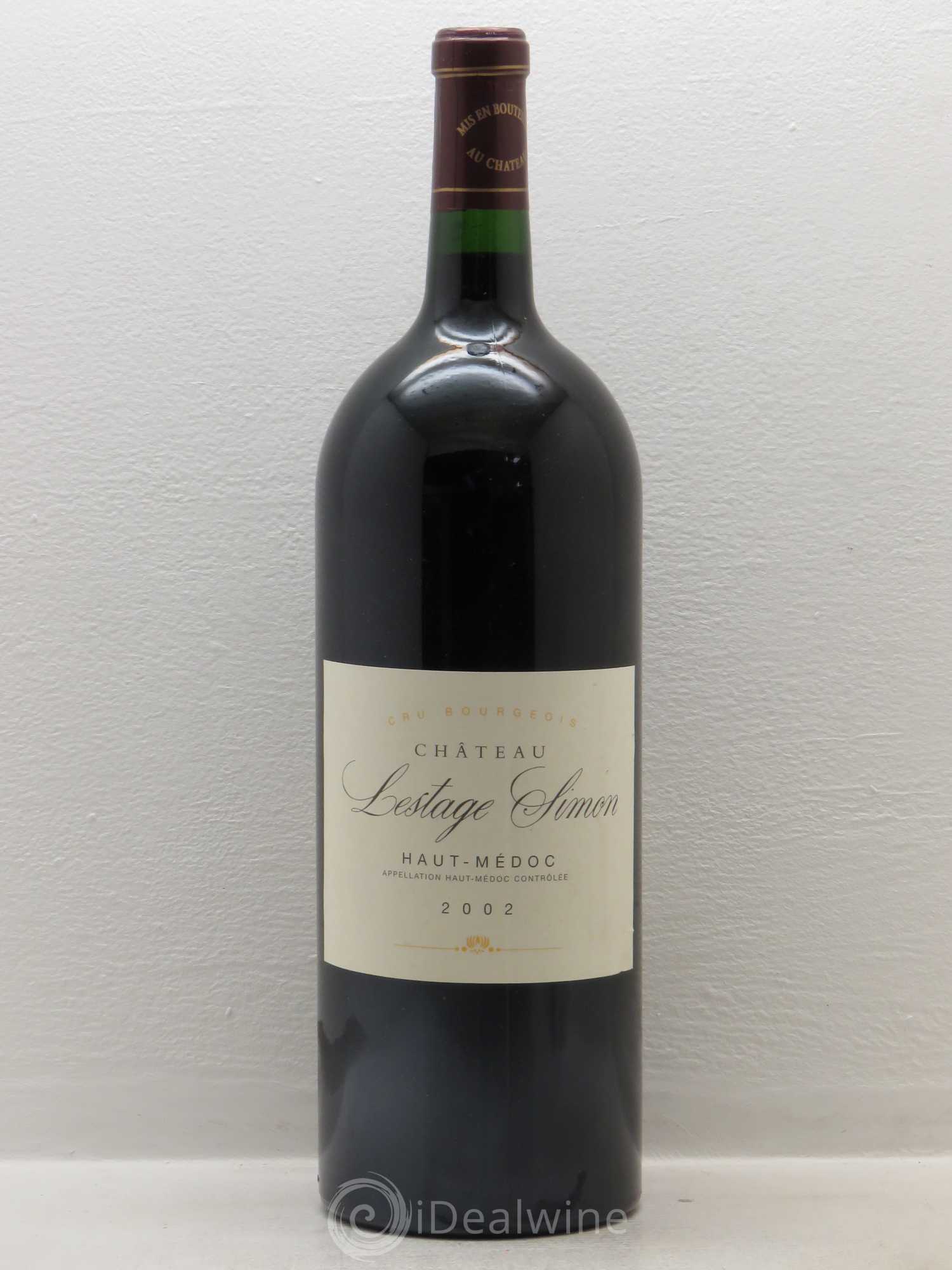 Château Lestage Simon Cru Bourgeois 2002 - Lot de 1 magnum - 0
