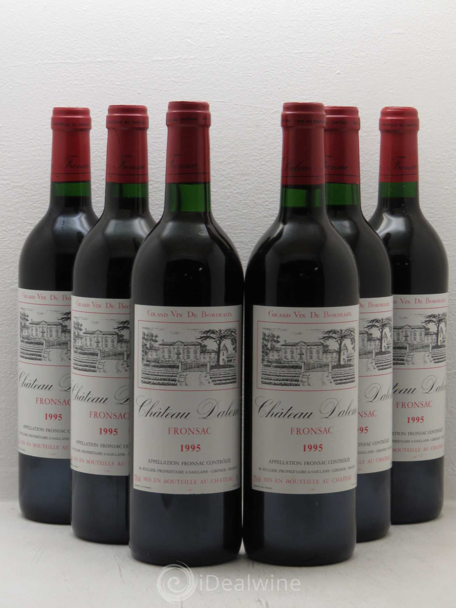 Fronsac Château Dalem 1995 - Posten von 6 Flaschen - 0