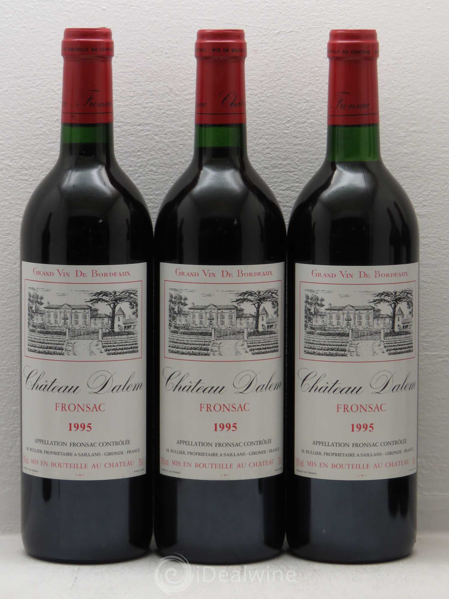 Fronsac Château Dalem 1995 - Posten von 6 Flaschen - 1