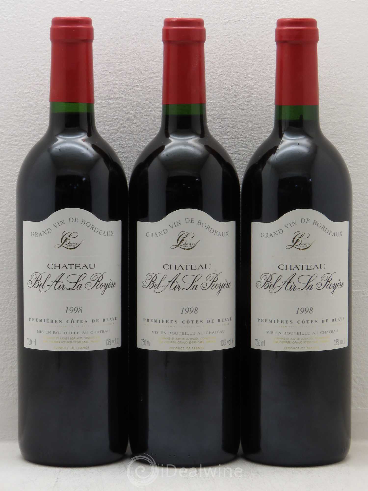Château Bel Air La Royere 1998 - Lot de 6 bouteilles - 2