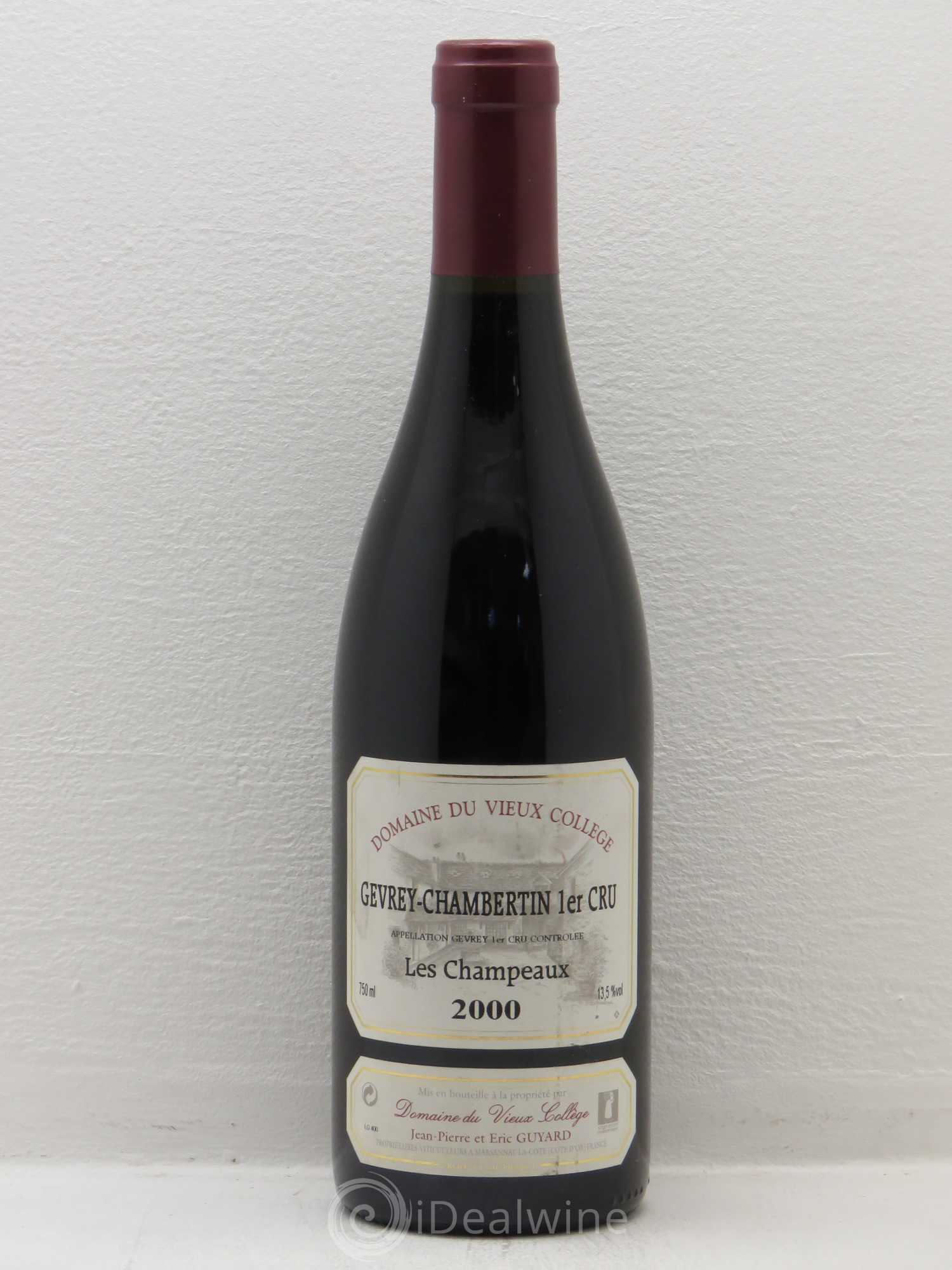 Gevrey-Chambertin 1er Cru Les Champeaux Guyard 2000 - Posten von 1 Flasche - 0
