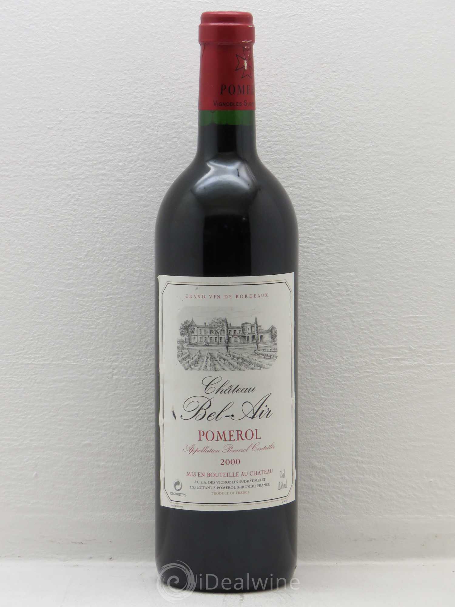 Château Bel Air 2000 - Lot de 1 bouteille - 0