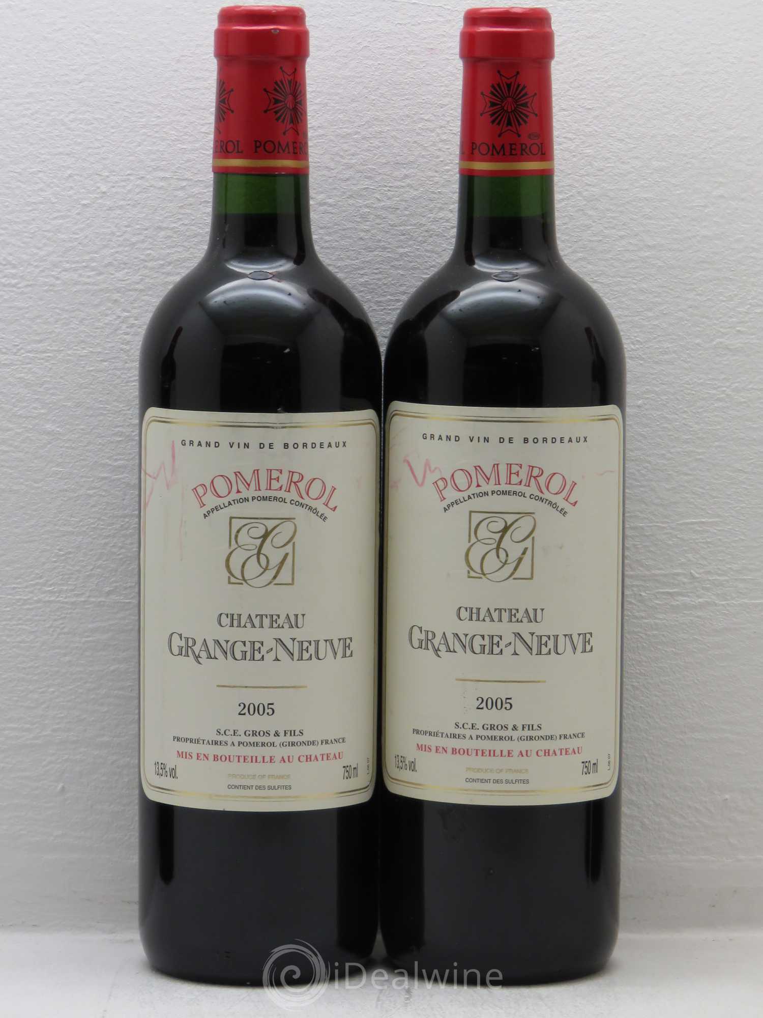 Château Grange-Neuve 2005 - Lot de 4 bouteilles - 1