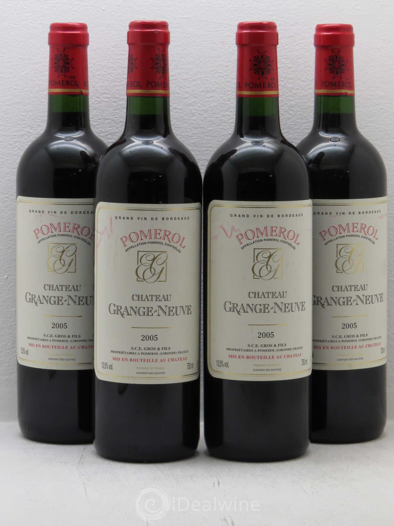 Château Grange-Neuve 2005 - Lot de 4 bouteilles - 0