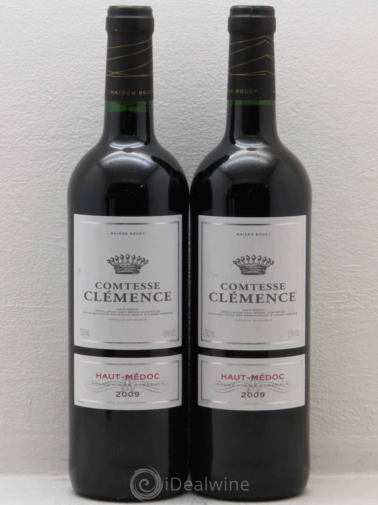 Haut Médoc Comtesse Clémence 2009 - Lot de 4 bouteilles - 1