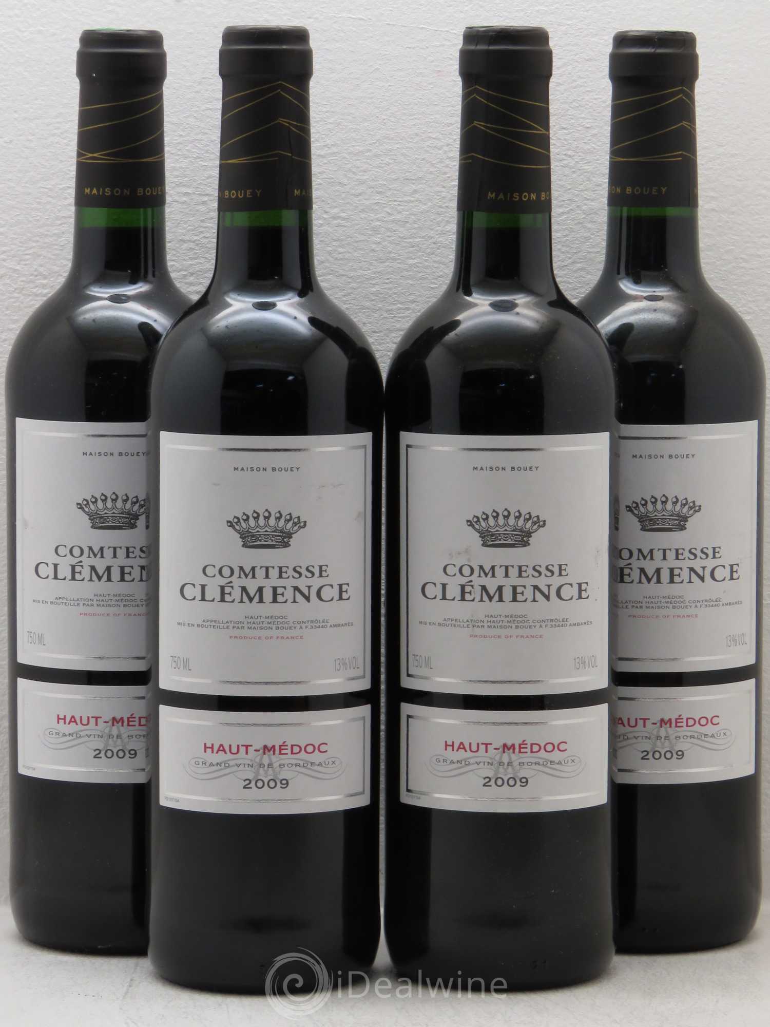 Haut Médoc Comtesse Clémence 2009 - Lot de 4 bouteilles - 0