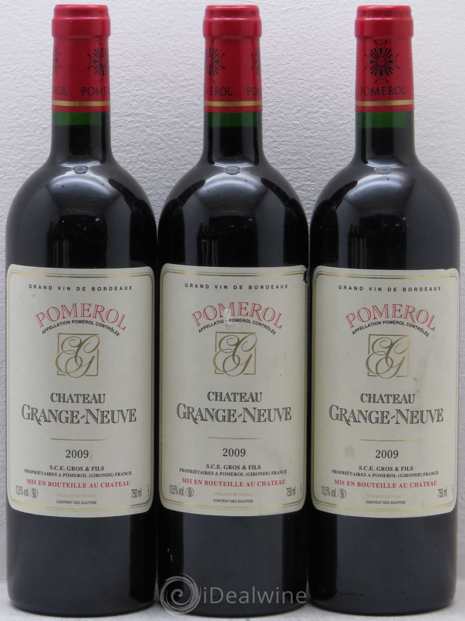 Château Grange-Neuve 2009 - Lot de 8 bouteilles - 1