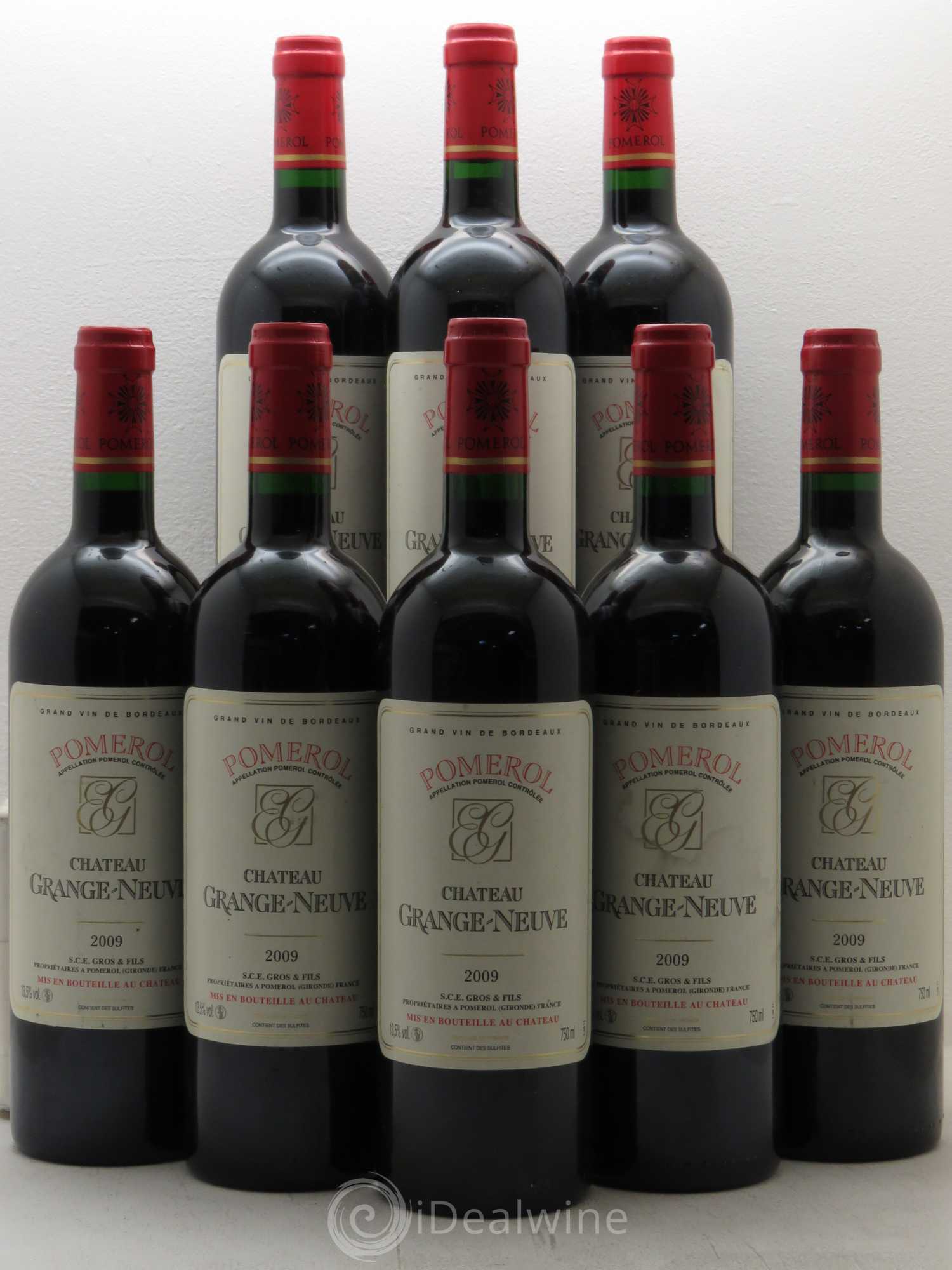 Château Grange-Neuve 2009 - Lot de 8 bouteilles - 0