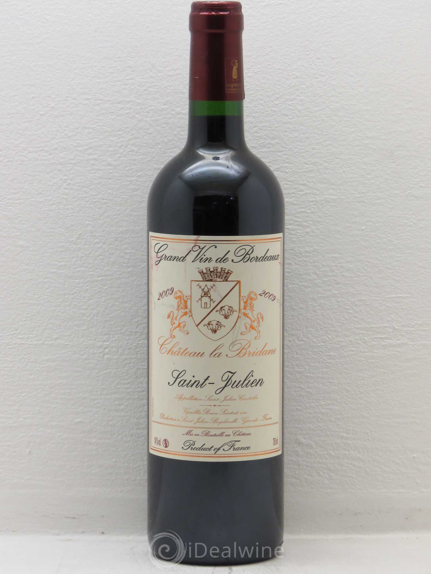 Château la Bridane Cru Bourgeois 2009 - Lot de 1 bouteille - 0