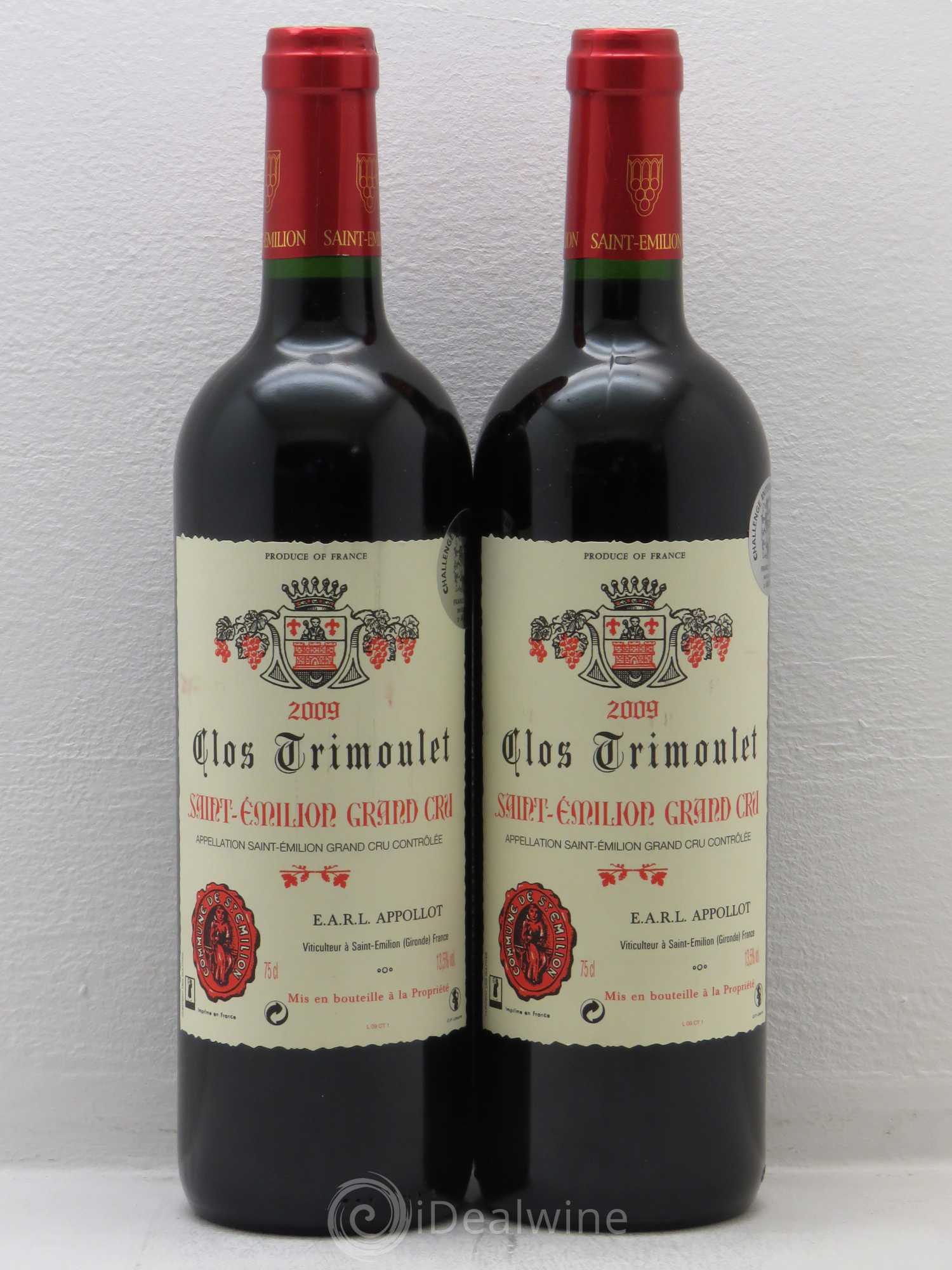Château Trimoulet 2009 - Lot de 2 bouteilles - 0