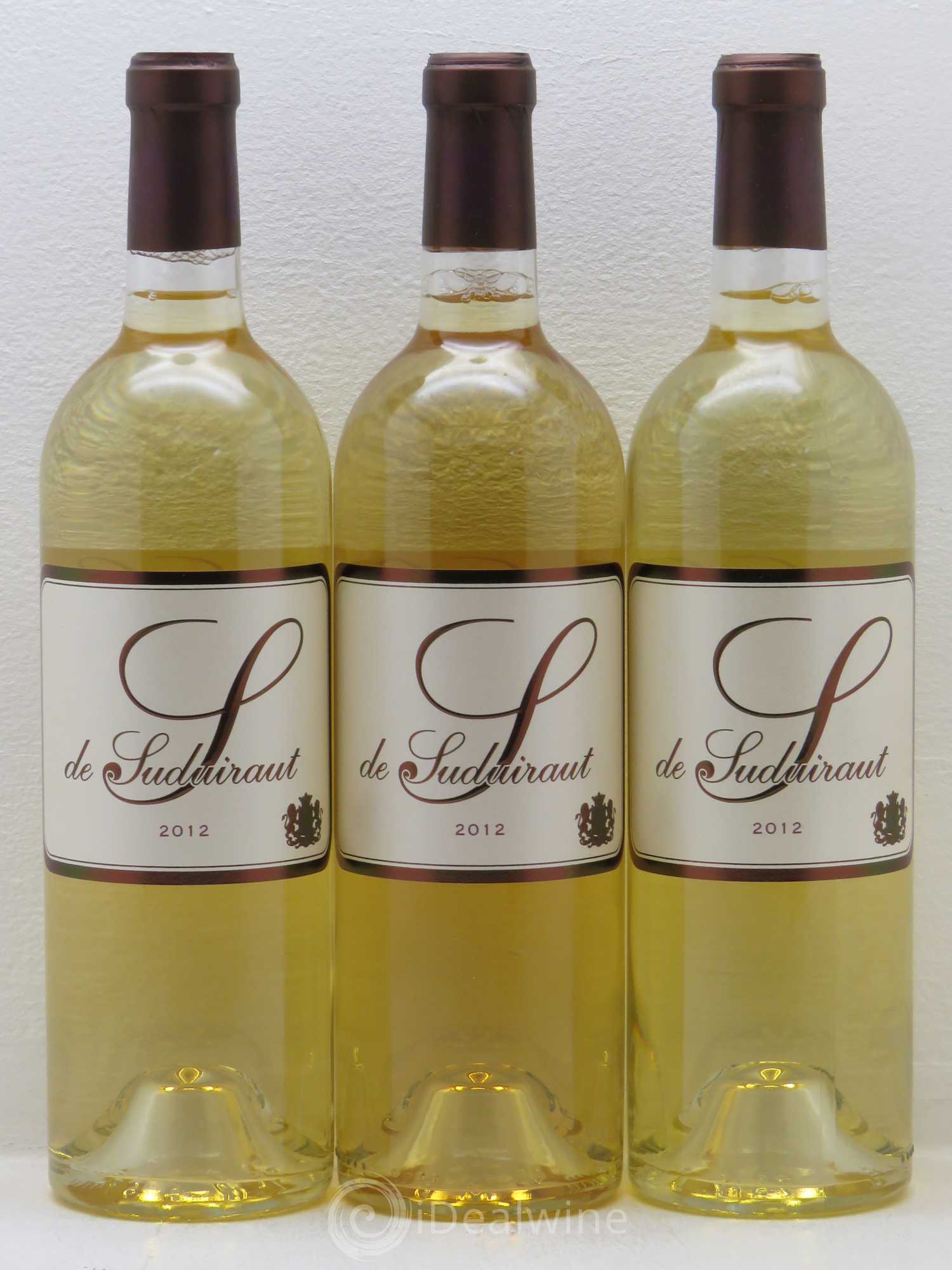 S de Suduiraut 2012 - Lot de 3 bouteilles - 0