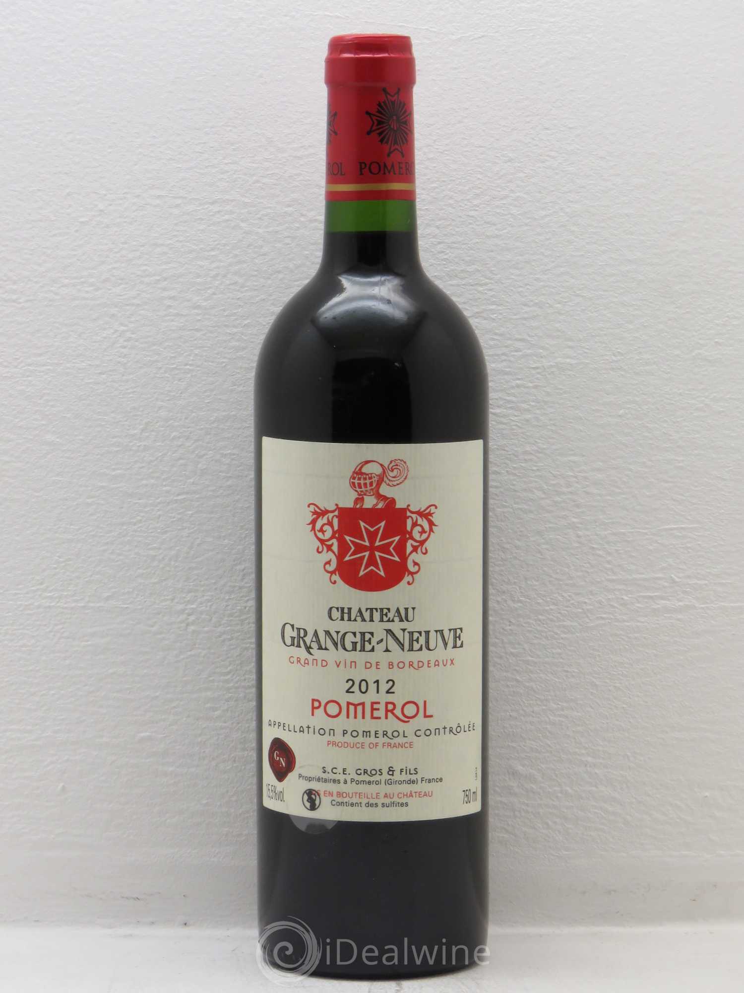 Château Grange-Neuve 2012 - Lot de 1 bouteille - 0