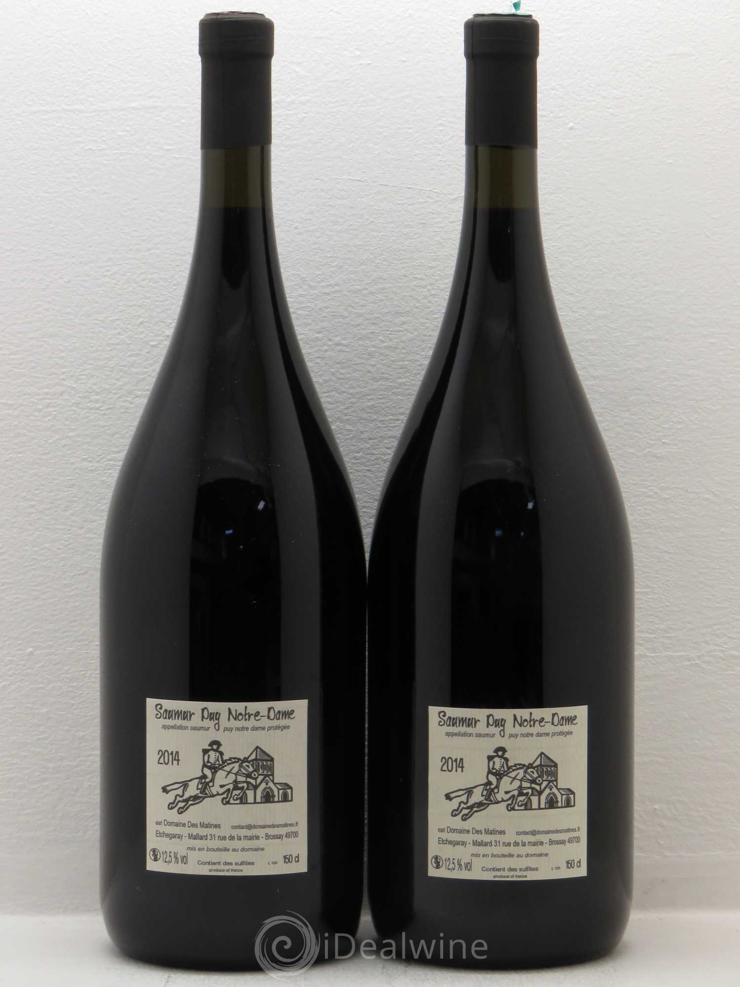 Saumur Puy Notre Dame Vieilles Vignes Domaine des Martines 2014 - Posten von 2 Magnum - 1