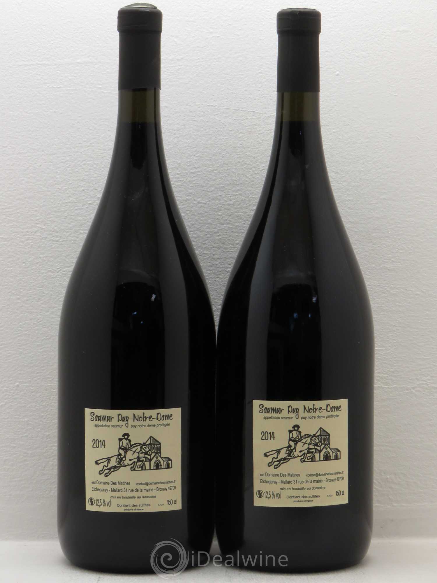 Saumur Puy Notre Dame Vieilles Vignes Domaine des Martines 2014 - Posten von 2 Magnum - 1