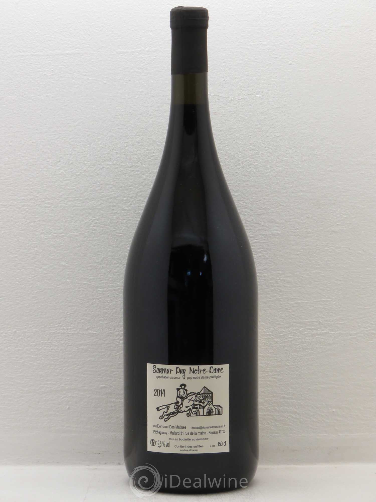 Saumur Puy Notre Dame Vieilles Vignes Domaine des Martines 2014 - Posten von 1 Magnum - 1