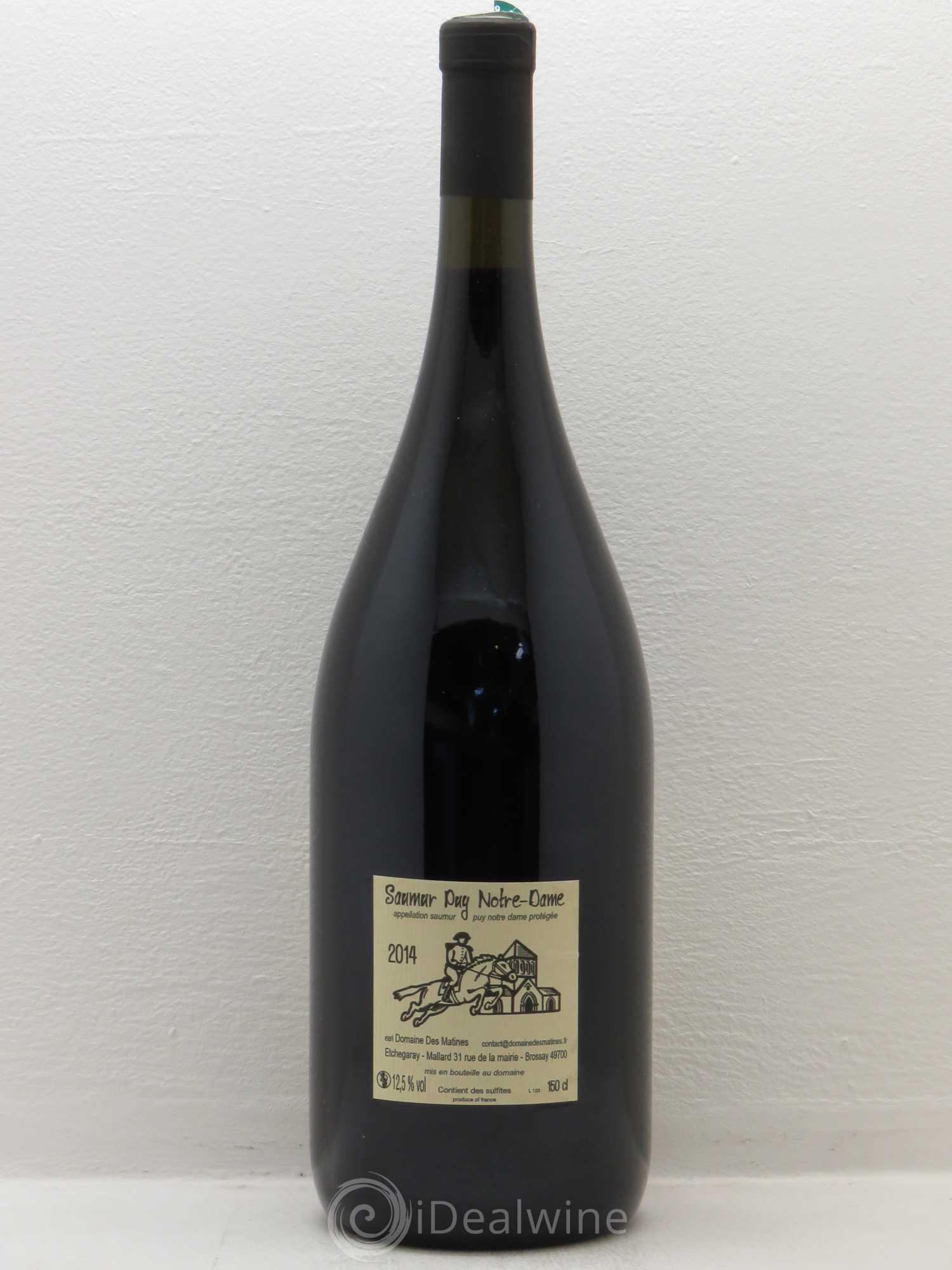 Saumur Puy Notre Dame Vieilles Vignes Domaine des Martines 2014 - Posten von 1 Magnum - 1
